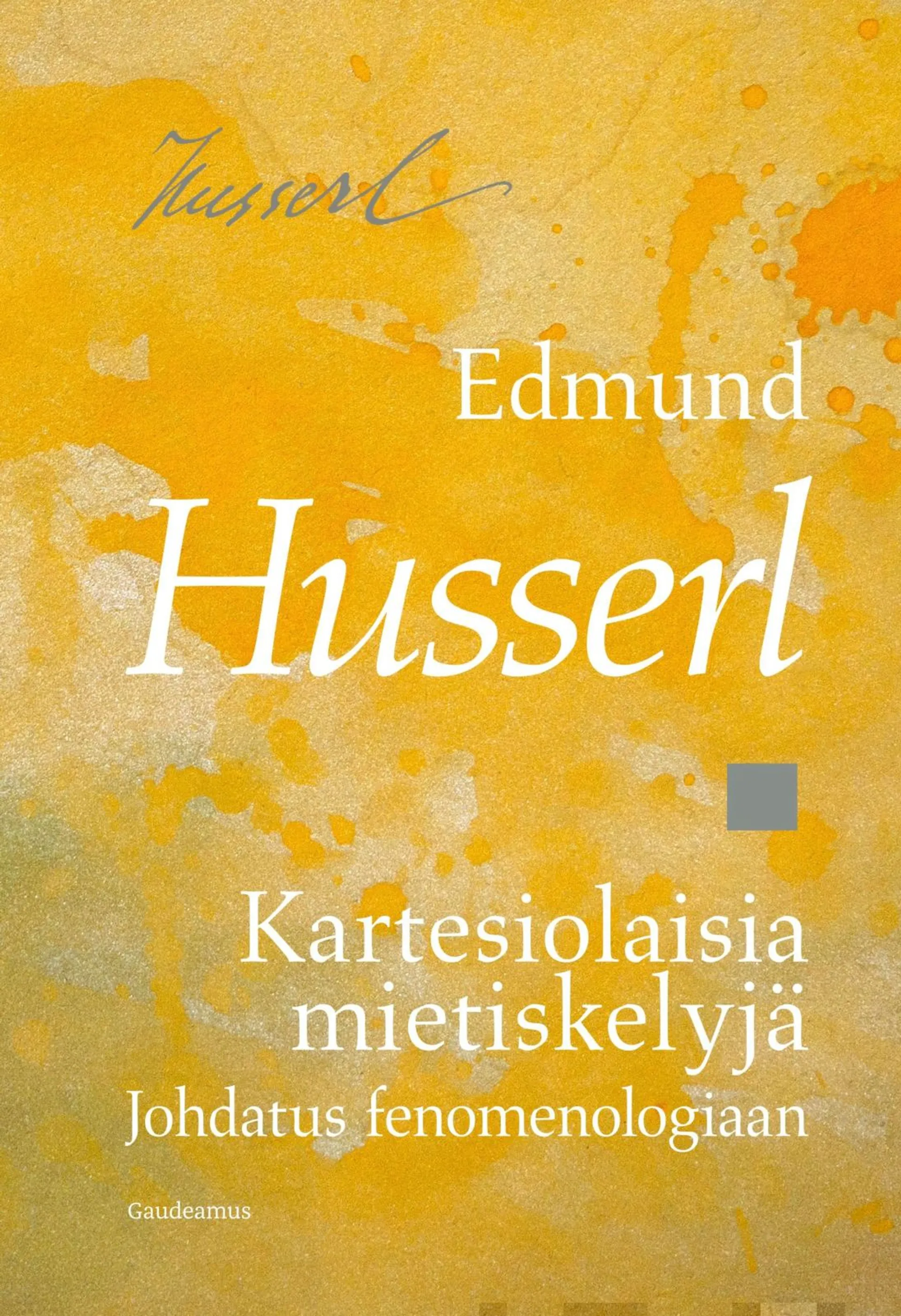 Husserl, Kartesiolaisia mietiskelyjä - Johdatus fenomenologiaan