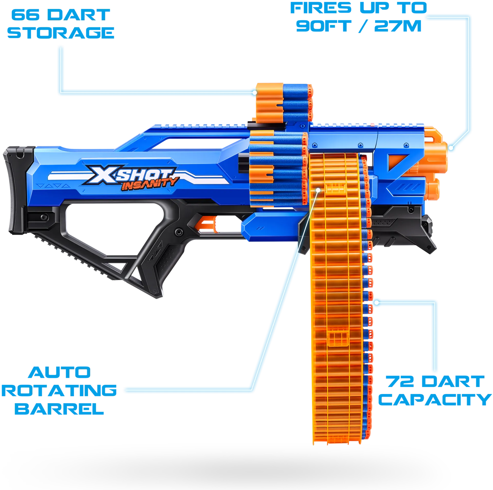 X-Shot Insanity Mad Mega Barrel - 2