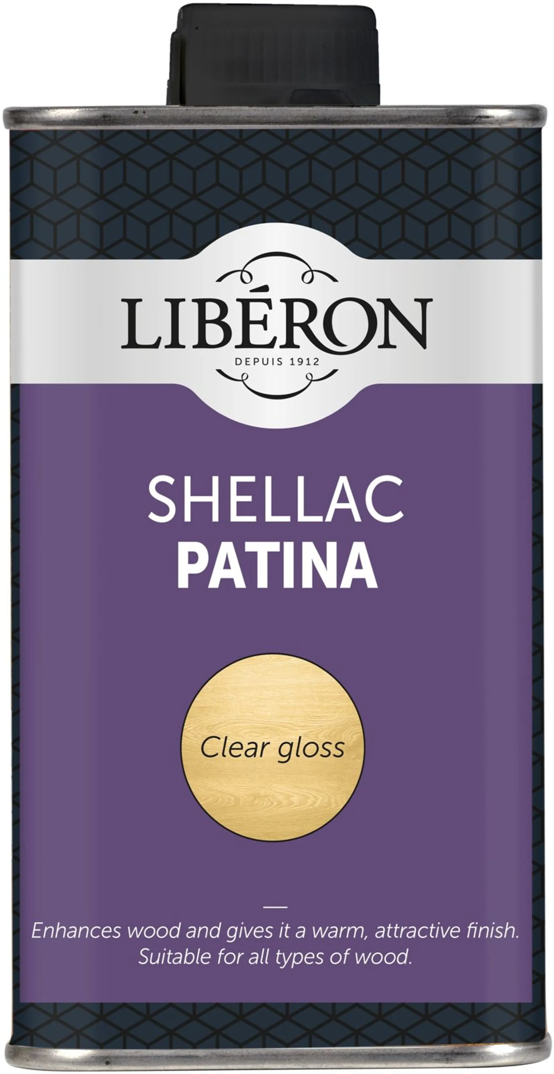 Liberon Ranskalainen Sellakkakiillote 250ml Clear gloss - 1