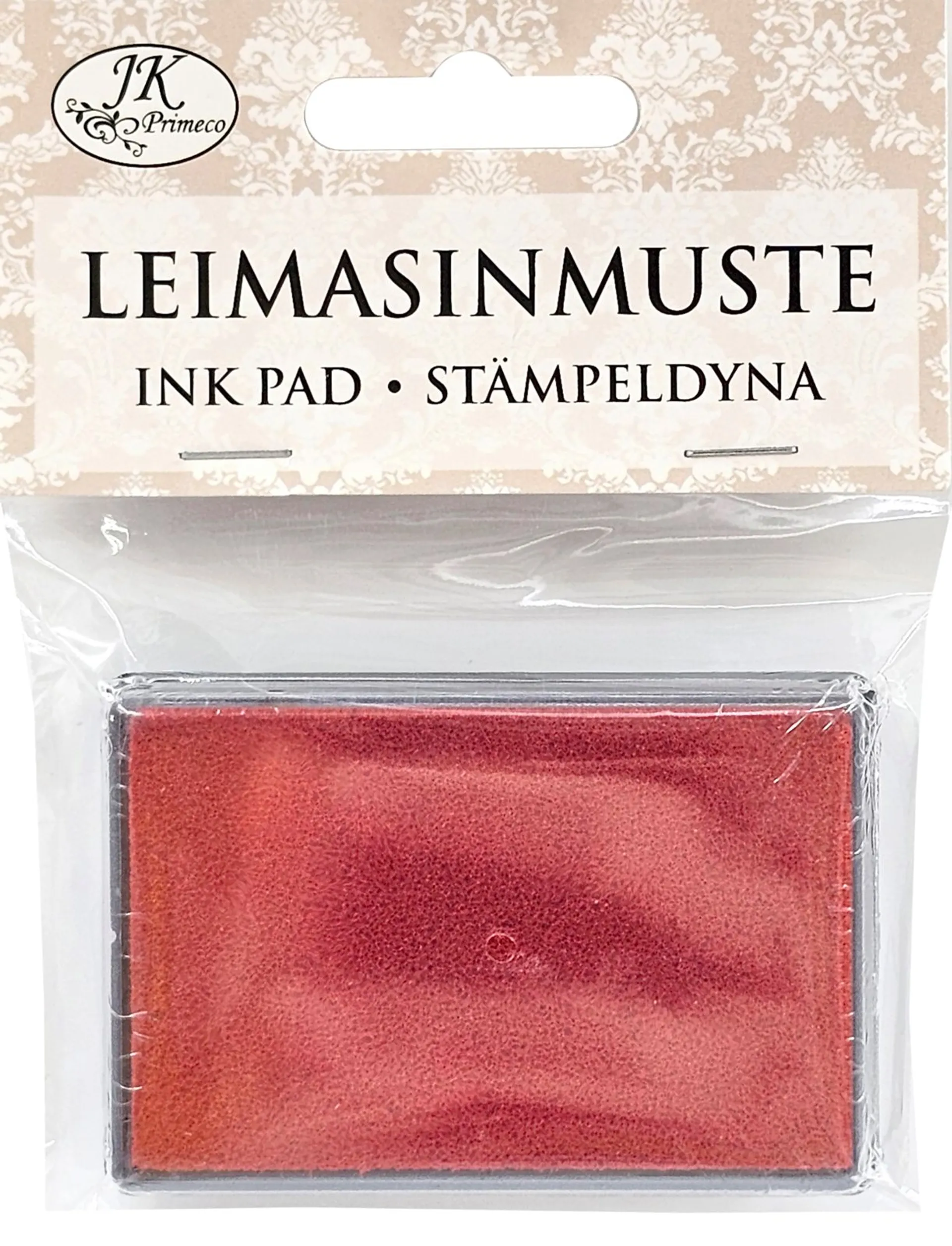 J.K. Primeco Leimasinmuste 6x4cm punainen