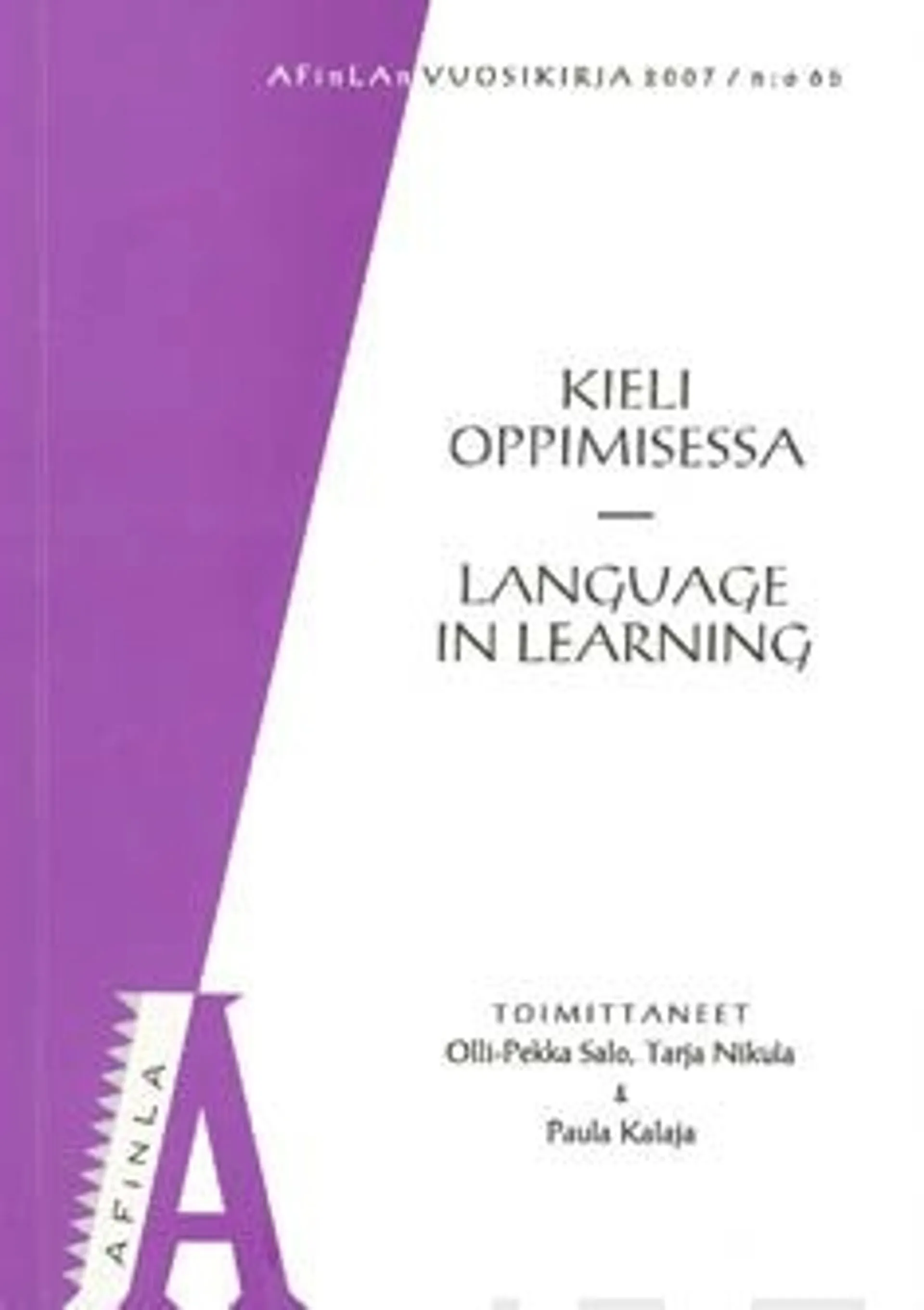 Kieli oppimisessa