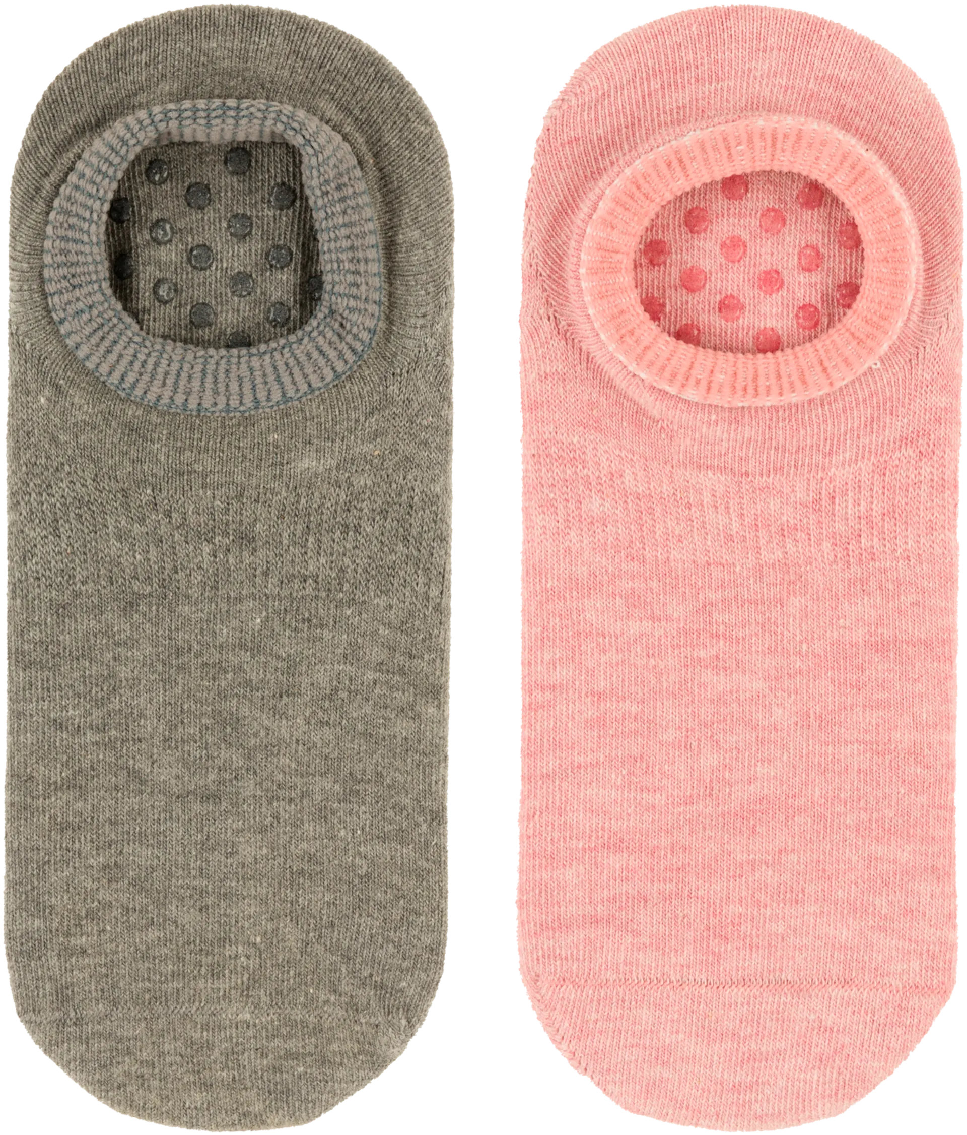 Danskin naisten joogasukat 545D322401 2-pack - PINK/GREY - 1