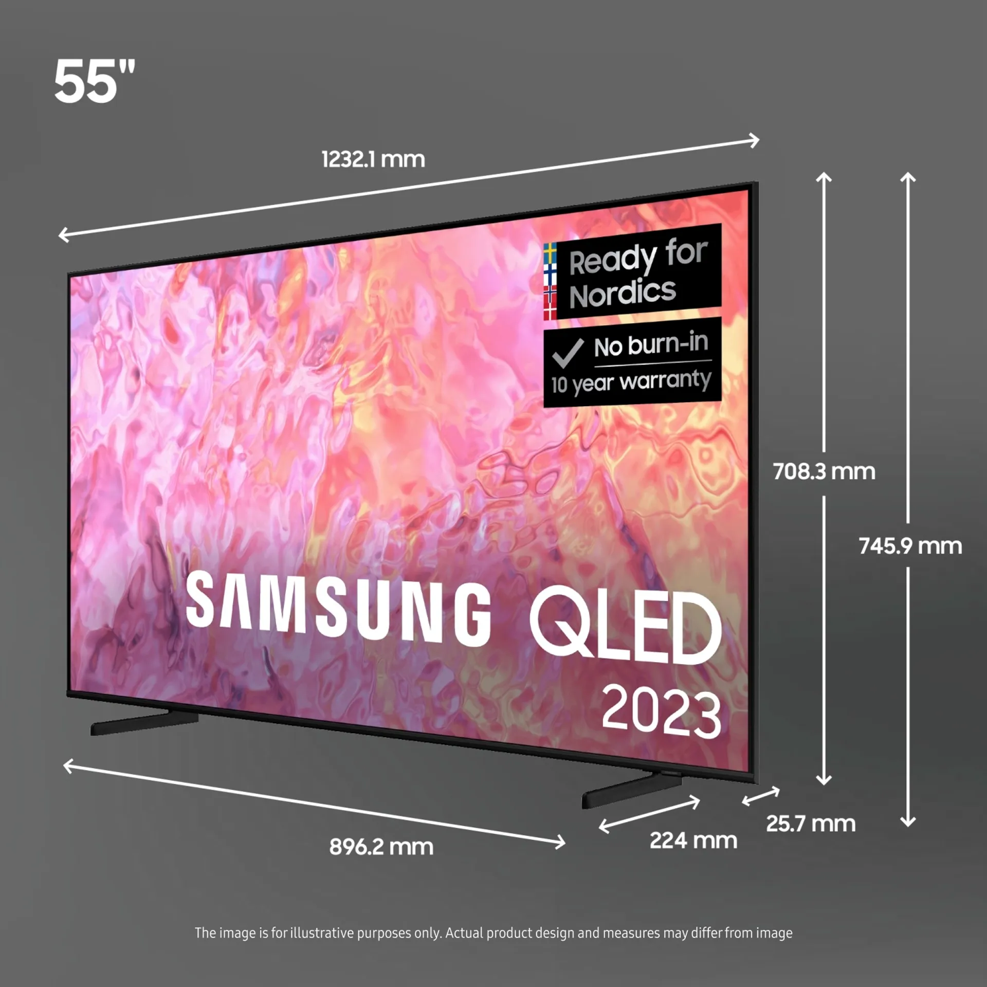 Samsung TQ55Q60C 55" 4K UHD QLED SmartTV - 4