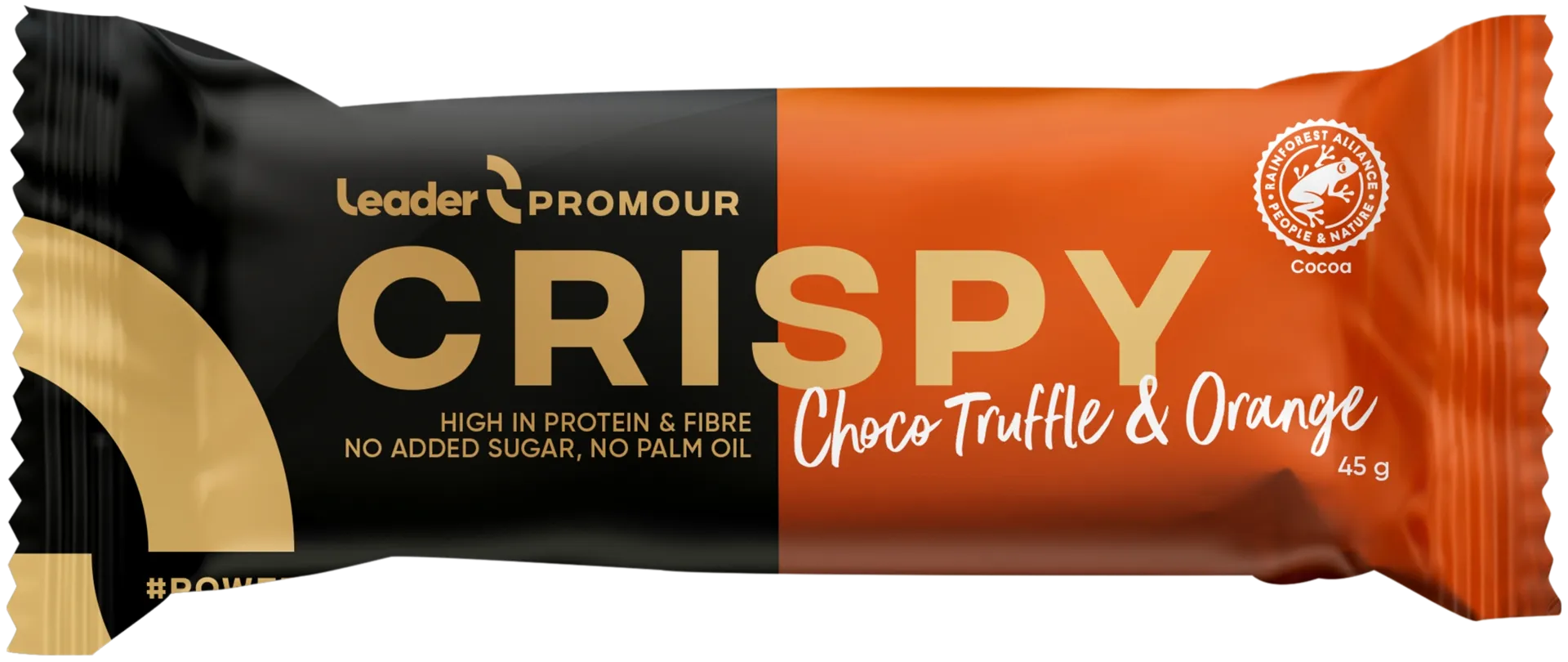 Leader Promour Crispy suklaatryffeli & appelsiini proteiinipatukka 45 g