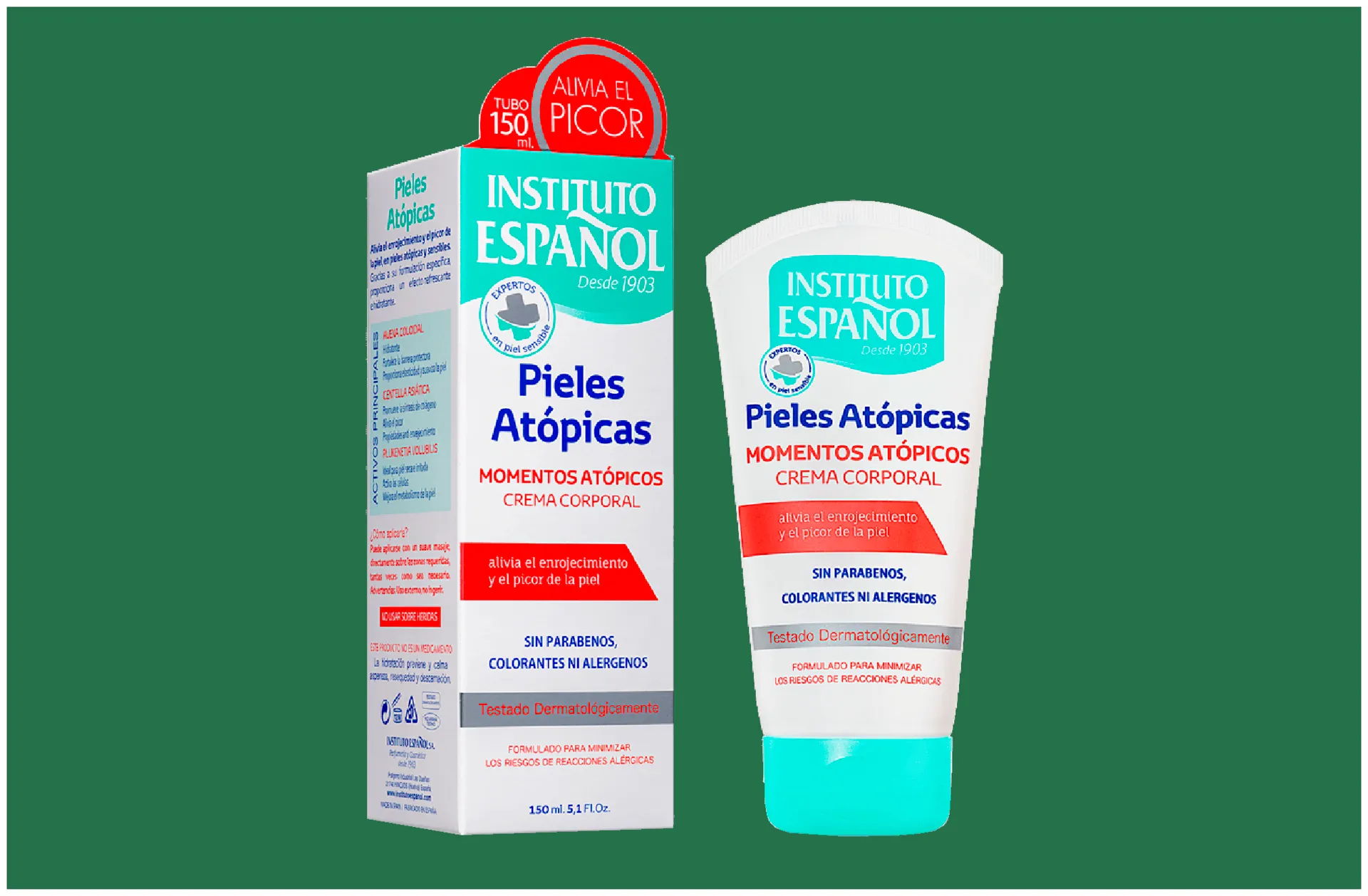 Instituto Español Atopic Skin herkän ihon hoitovoide vartalolle 150 ml