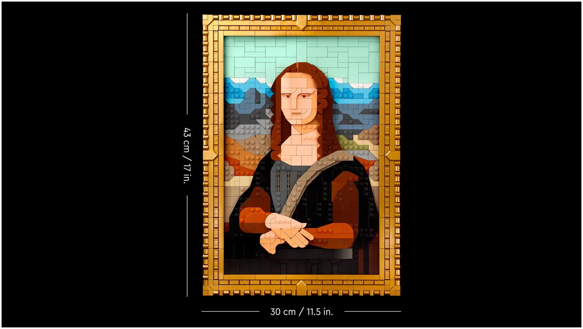 LEGO Art Mona Lisa, maalaus-rakennussetti aikuisille 31213 - 8