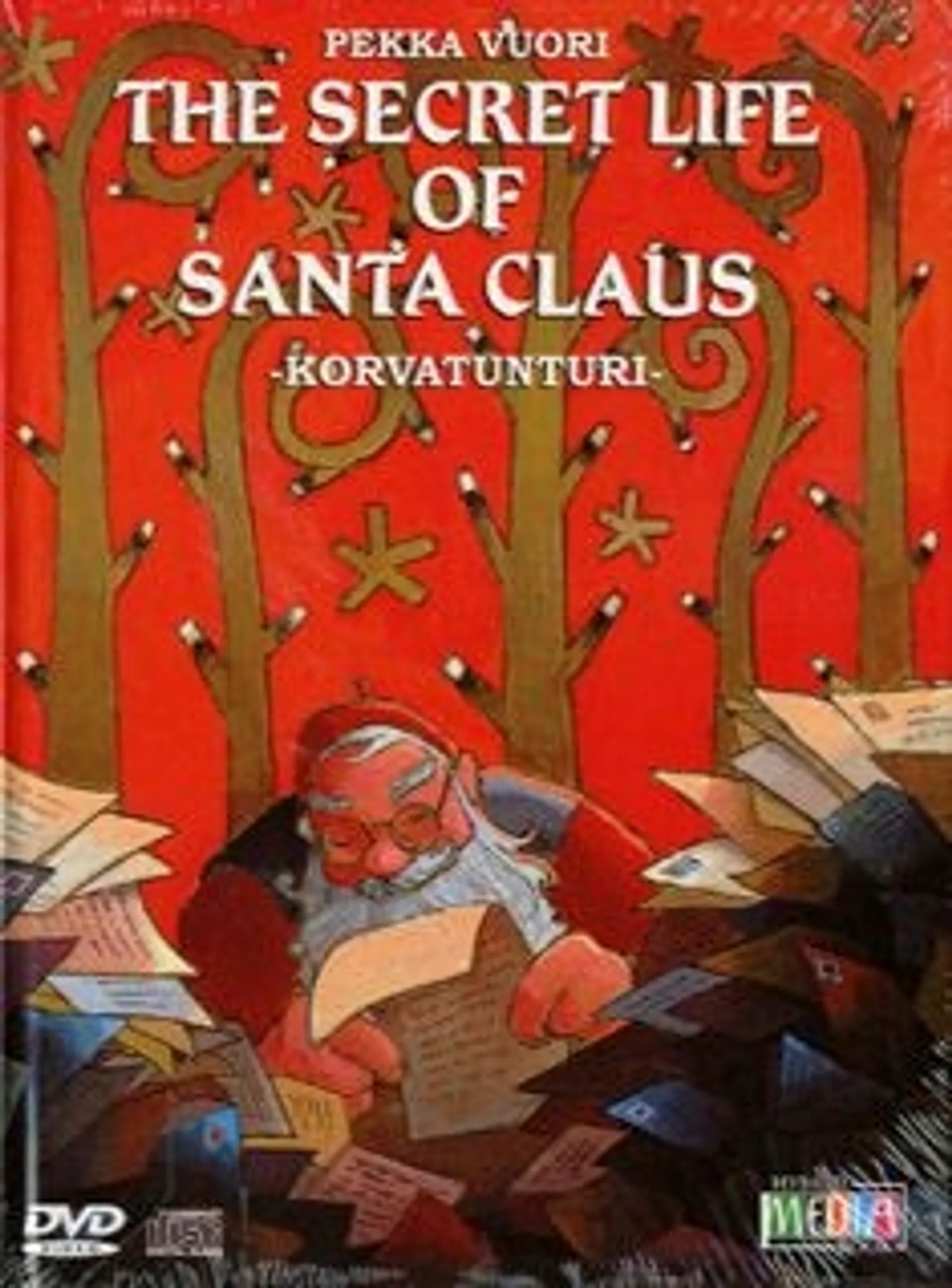 Vuori, The secret life of Santa Claus (kirja + cd/cd-rom + DVD) - Korvatunturi