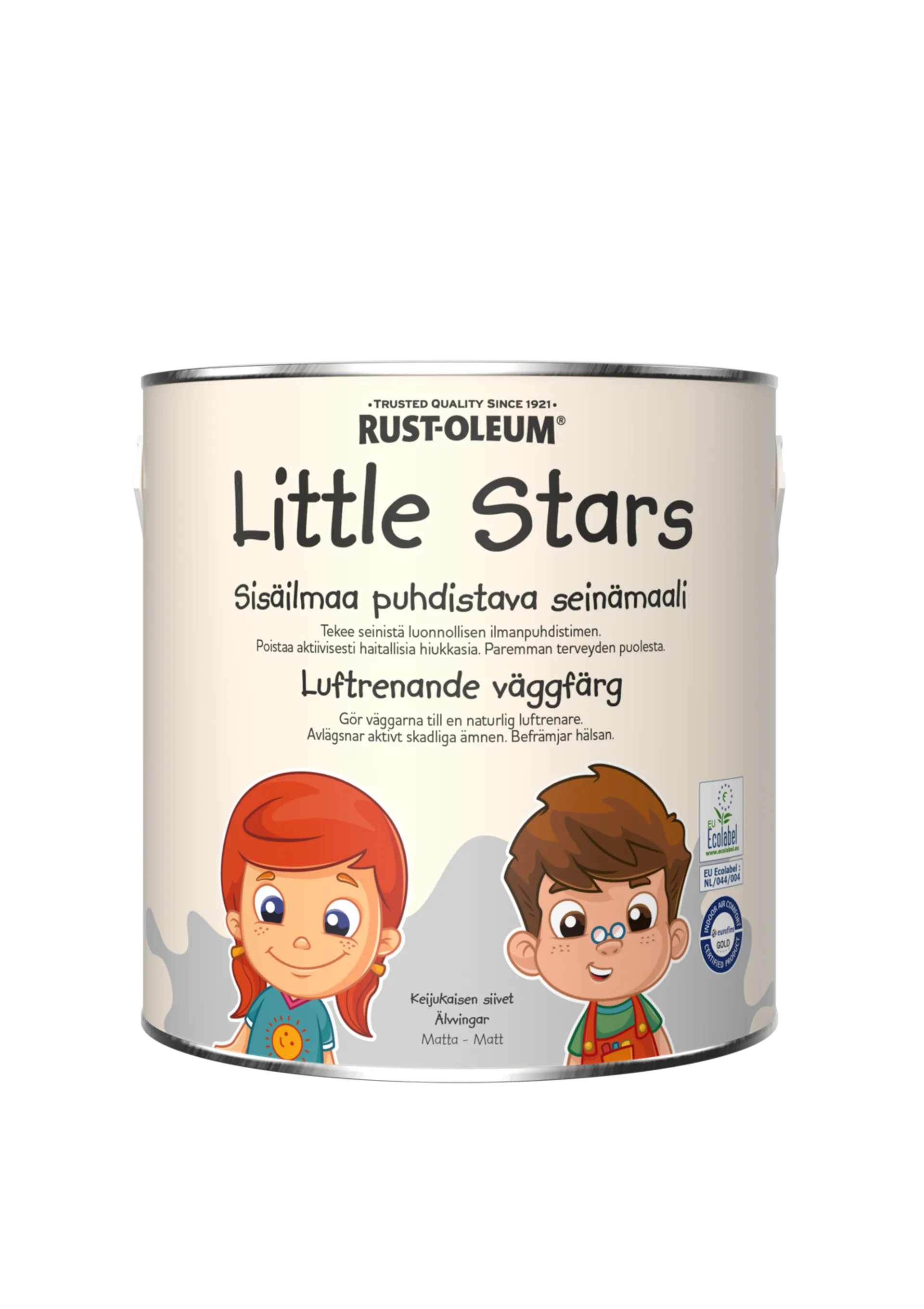 Rust-Oleum Little Stars Sisäilmaa puhdistava Seinämaali 2,5L Keijukainen