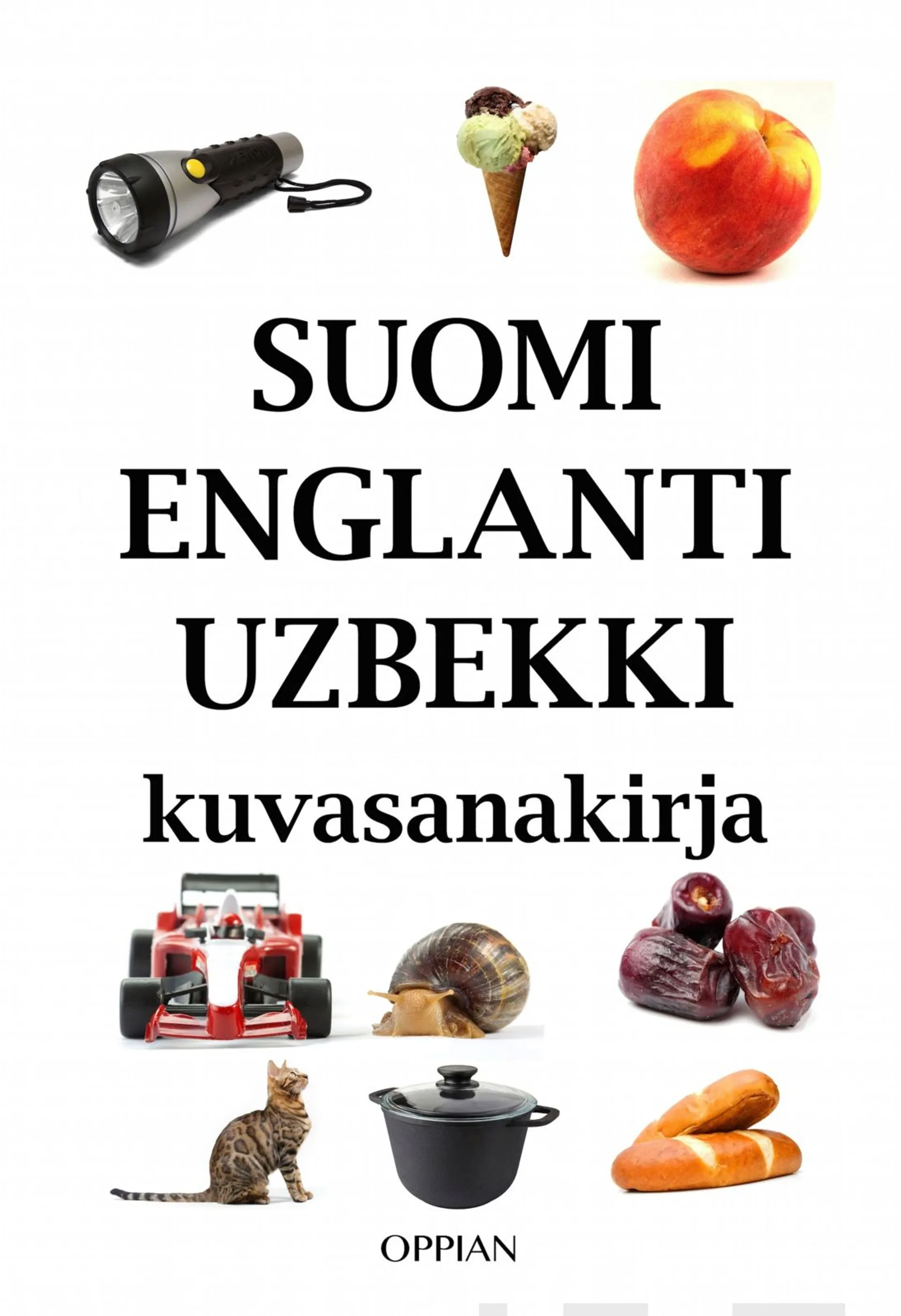 Kilpi, Suomi-englanti-uzbekki kuvasanakirja