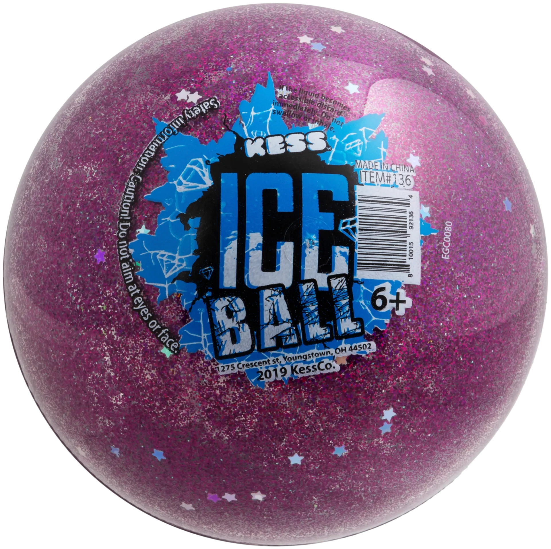 Kess kimalteleva pallo ice ball 10 cm värilajitelma - 2