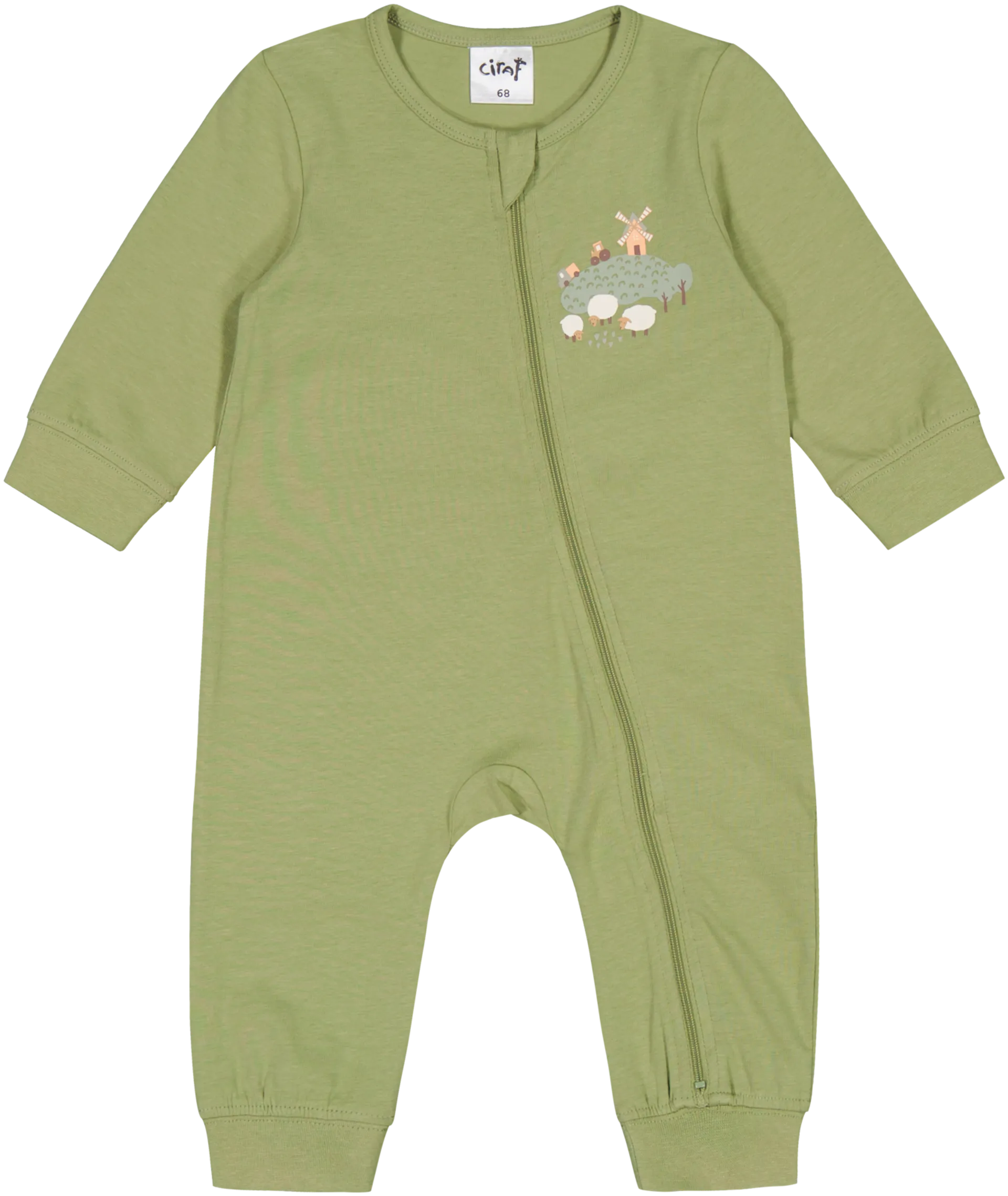 Ciraf vauvojen pyjama 250B242903 2-pack - Sage - 3