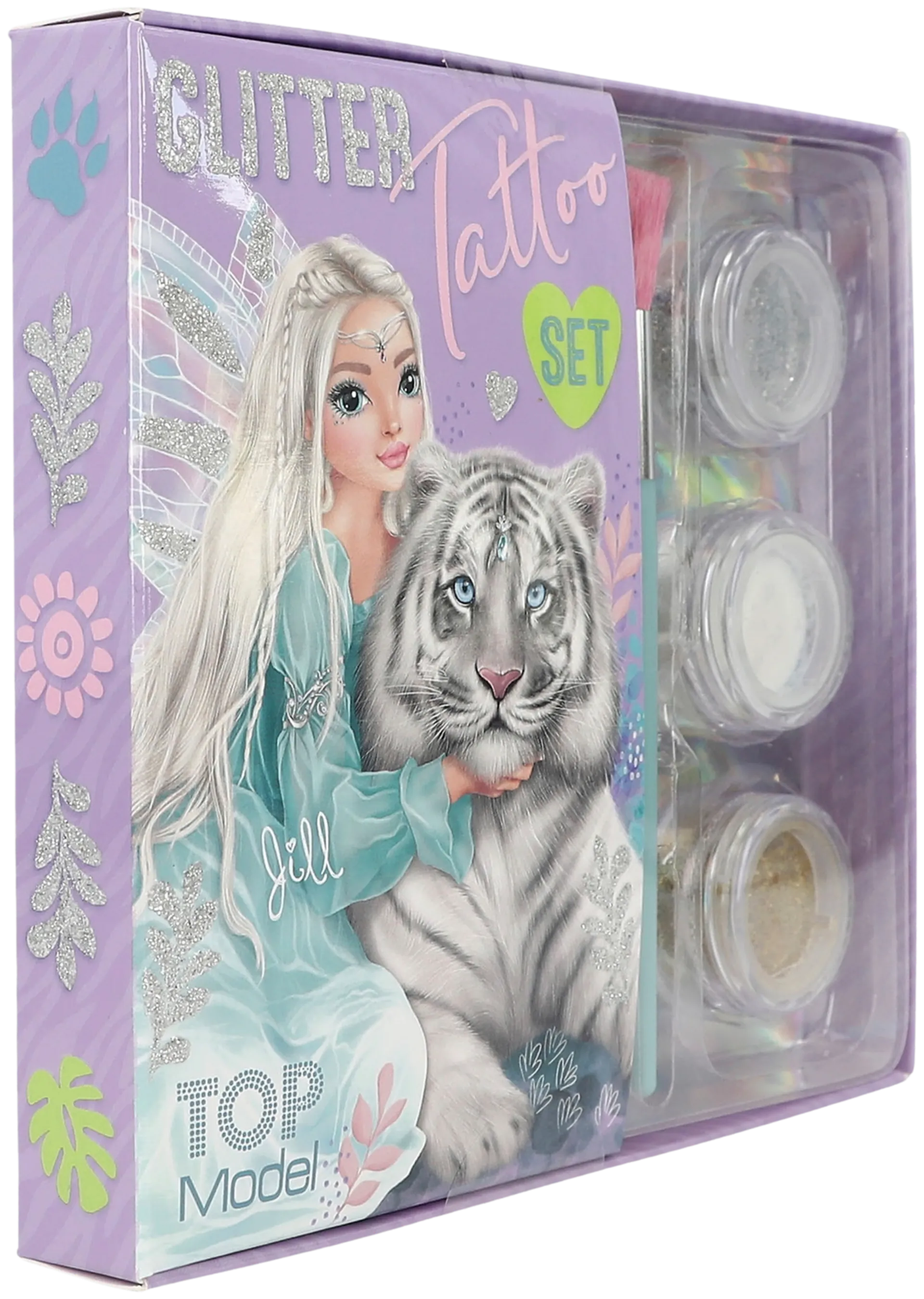 TOPModel Kimalletatuointisetti FANTASY TIGER - 3