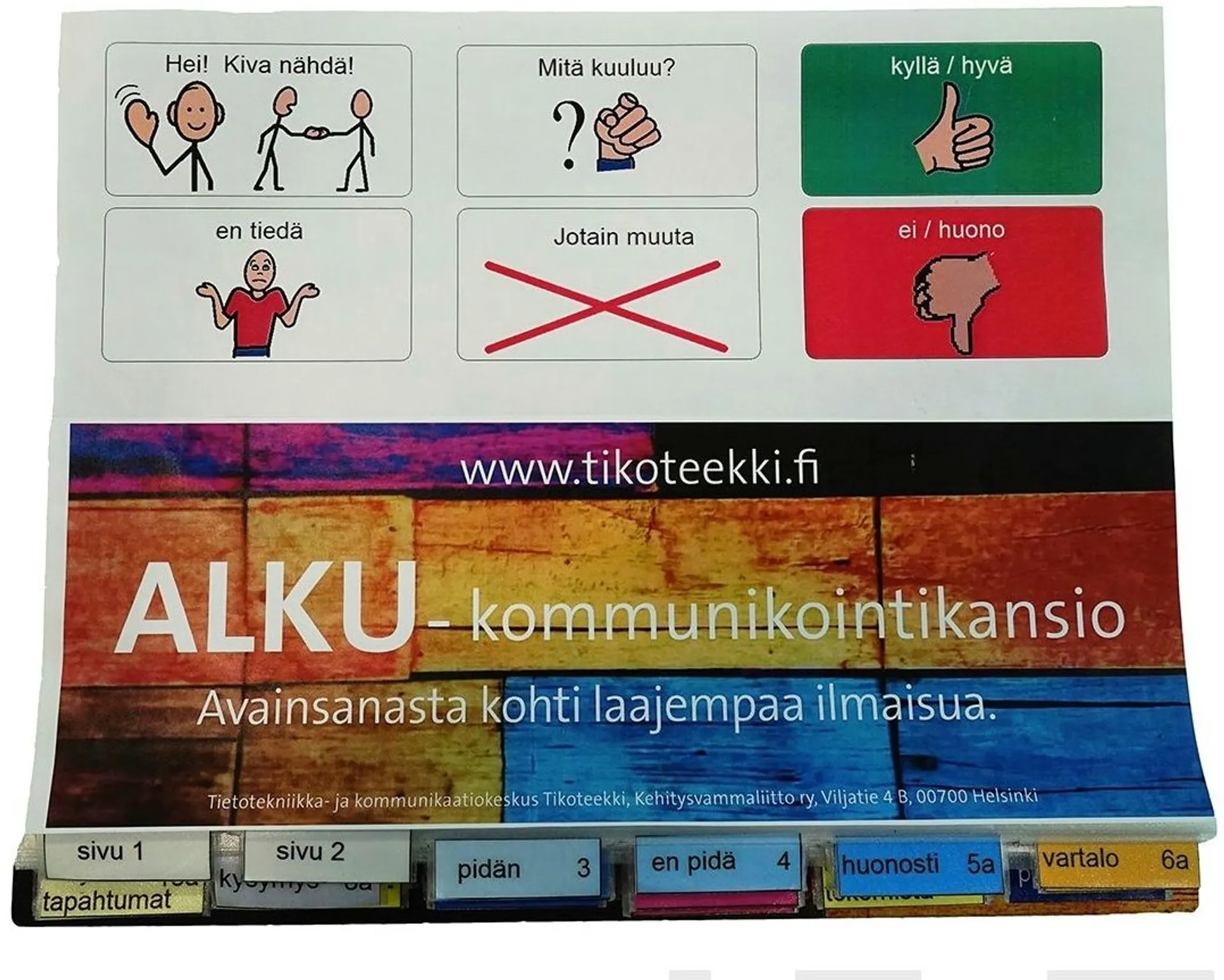 ALKU-kommunikointikansio A4