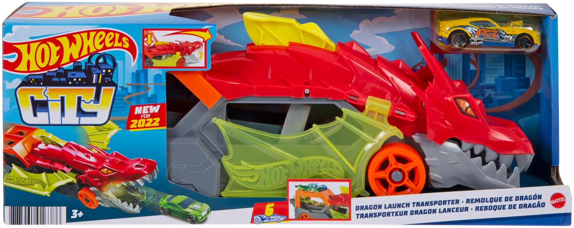 Hot Wheels Dragon Hauler Gtk42 - 2