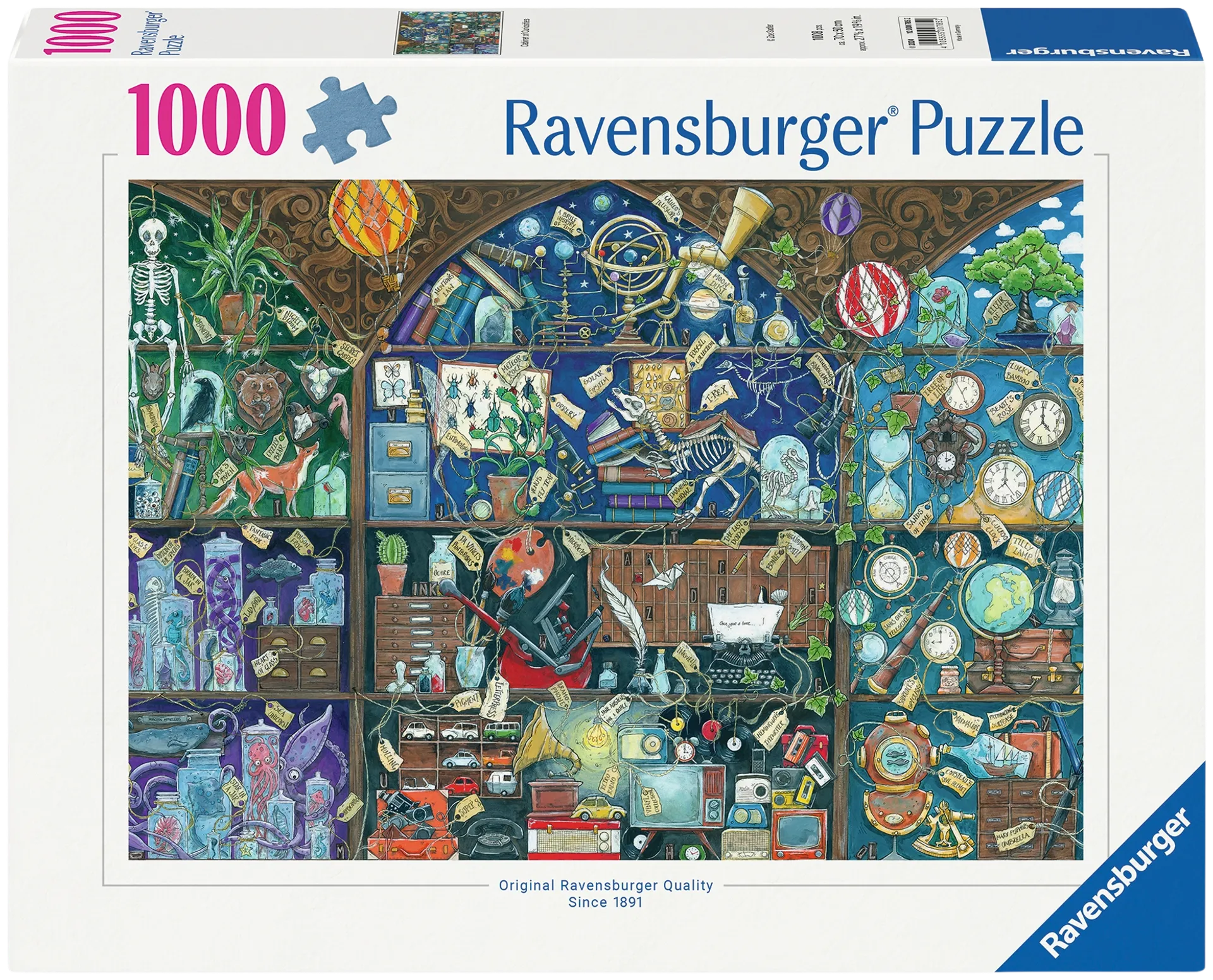 Ravensburger palapeli 1000 palaa, erilaisia - 5