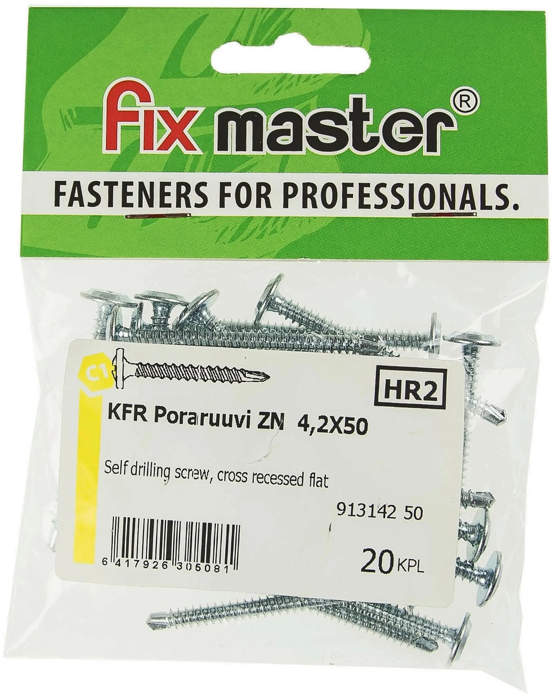 Fix Master KFR poraruuvi 4,2X50 sinkitty 20kpl