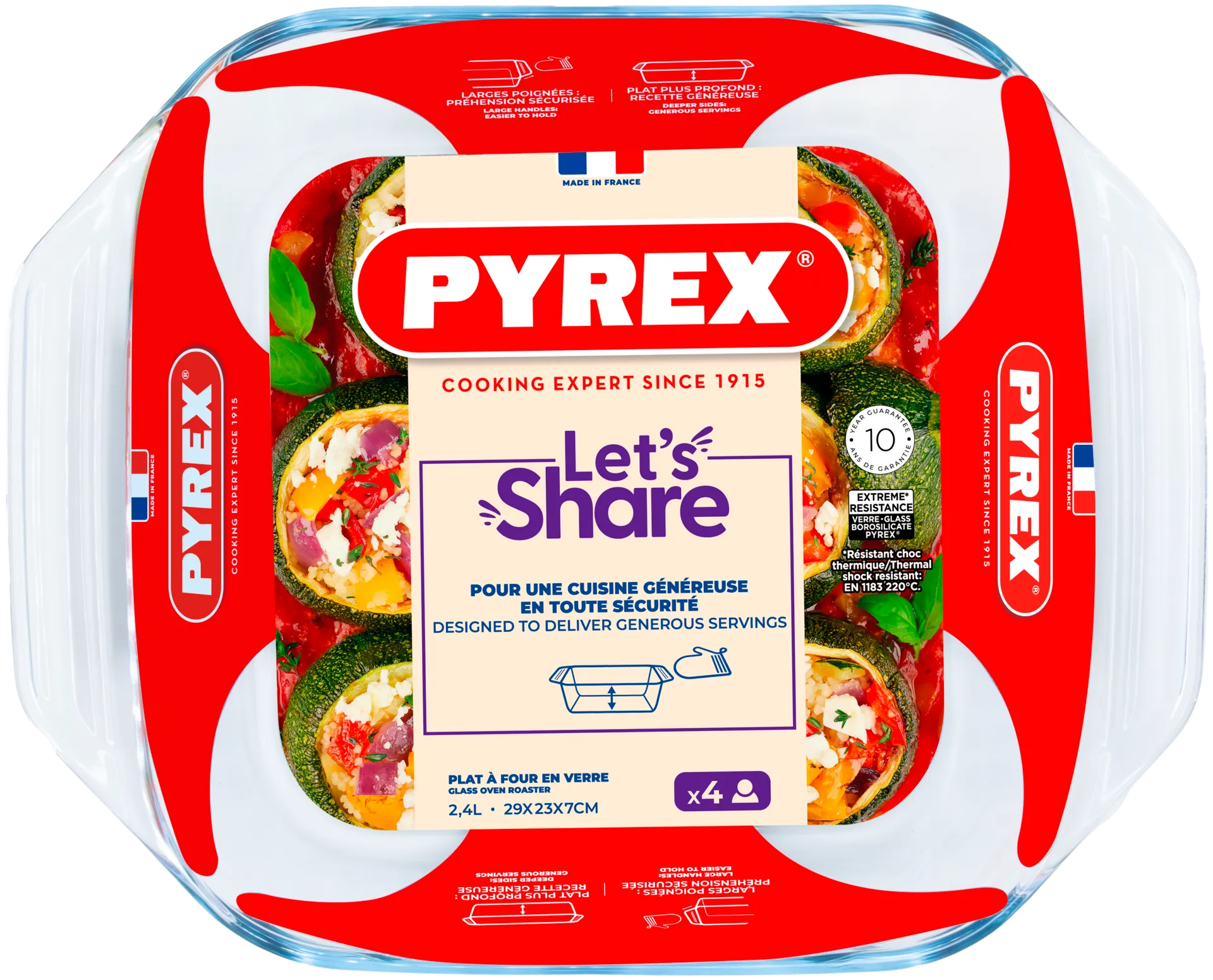 Pyrex Irresistible lasivuoka 29x23cm - 2