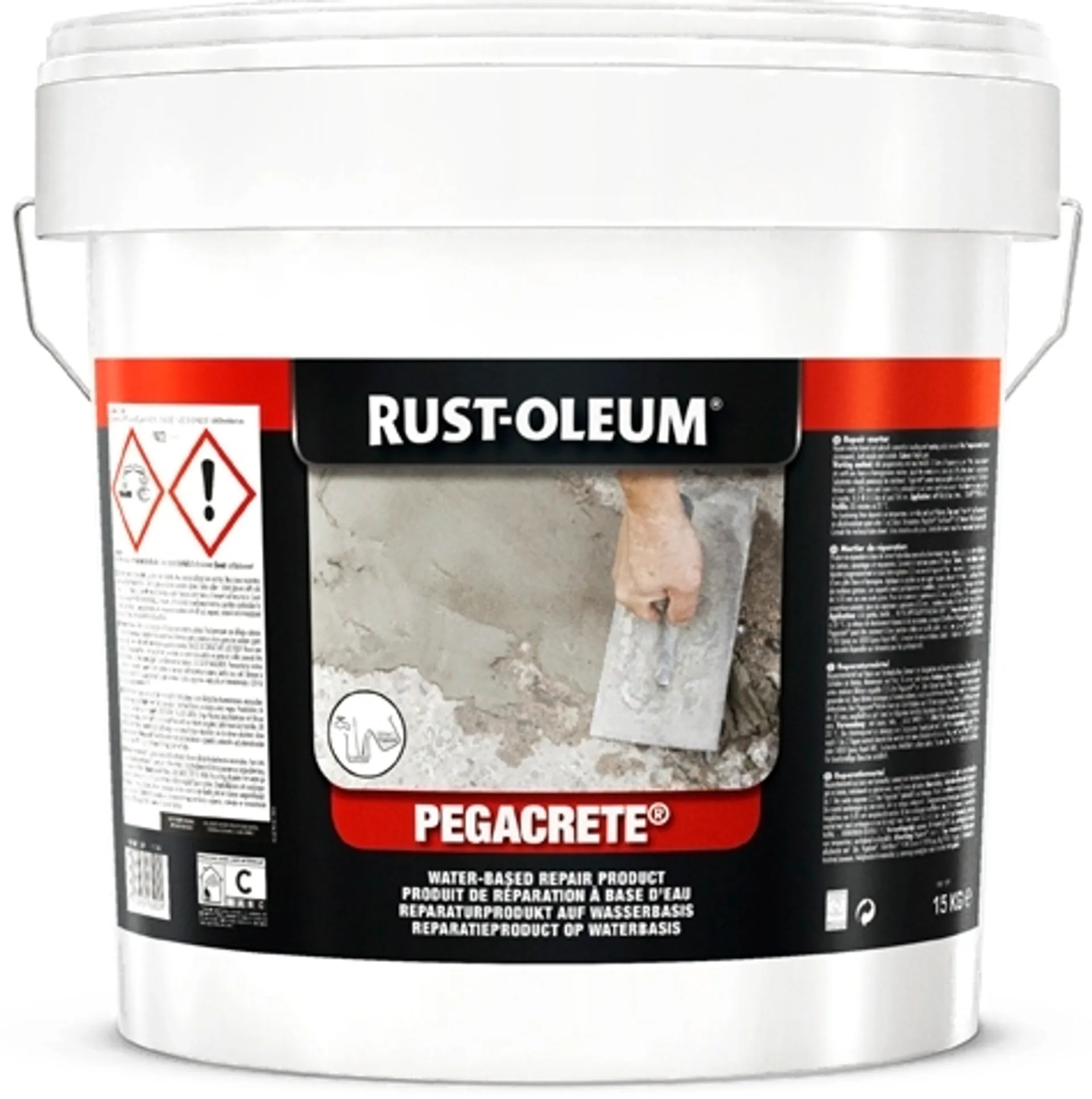 Rust-Oleum Pegacrete Sementtipohjainen korjausaine 5kg