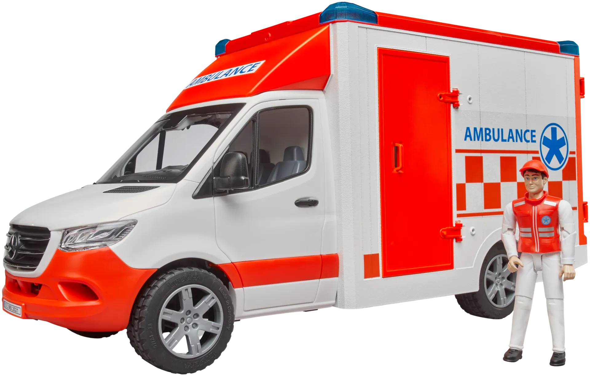 Bruder Mercedes-Benz Sprinter ambulanssi ja kuljettaja - 2