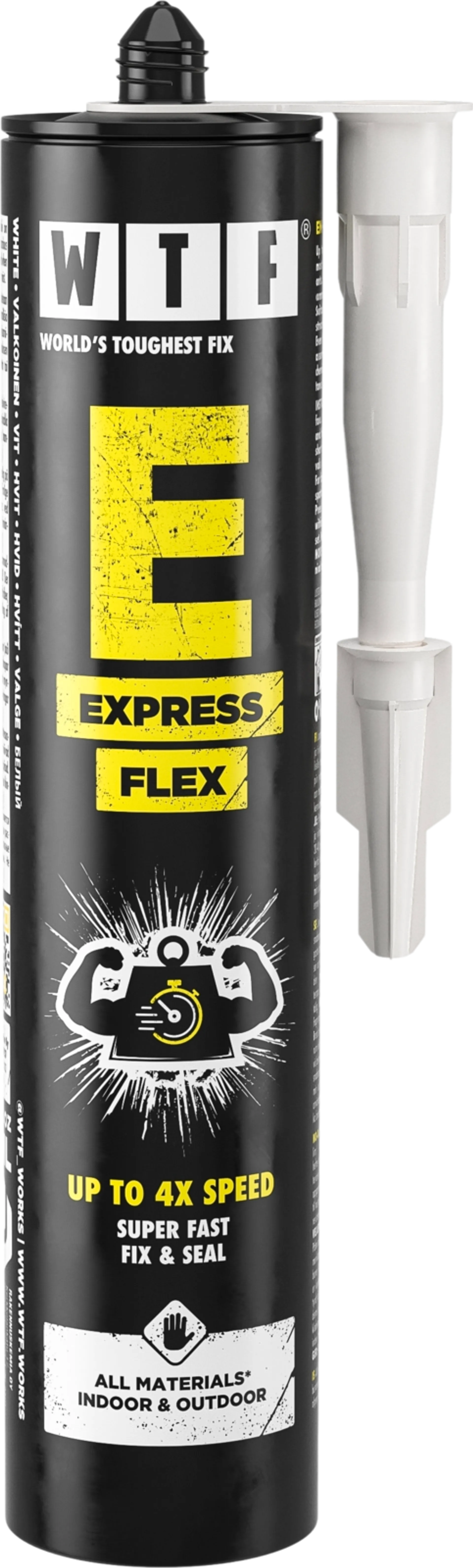 WTF Liima ja tiivistysmassa E Express Flex 290ml valkoinen