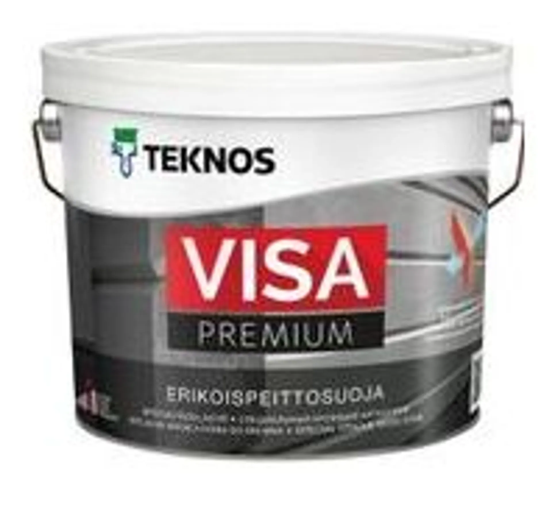 Teknos erikoispeittosuoja Visa Premium 2,7 l PM1 valkoinen sävytettävissä kiiltävä