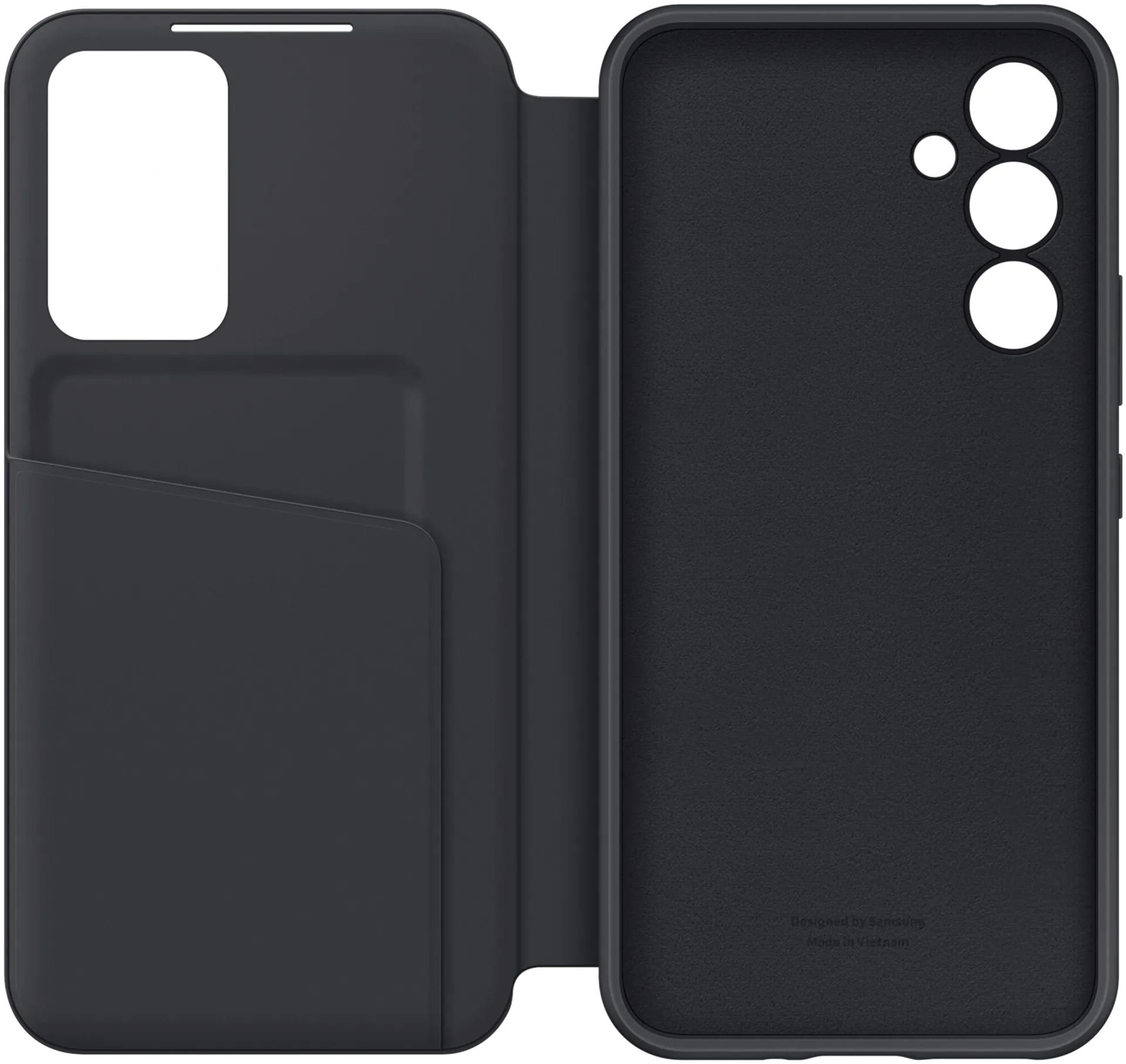 Samsung A54 lompakkokotelo musta - 2