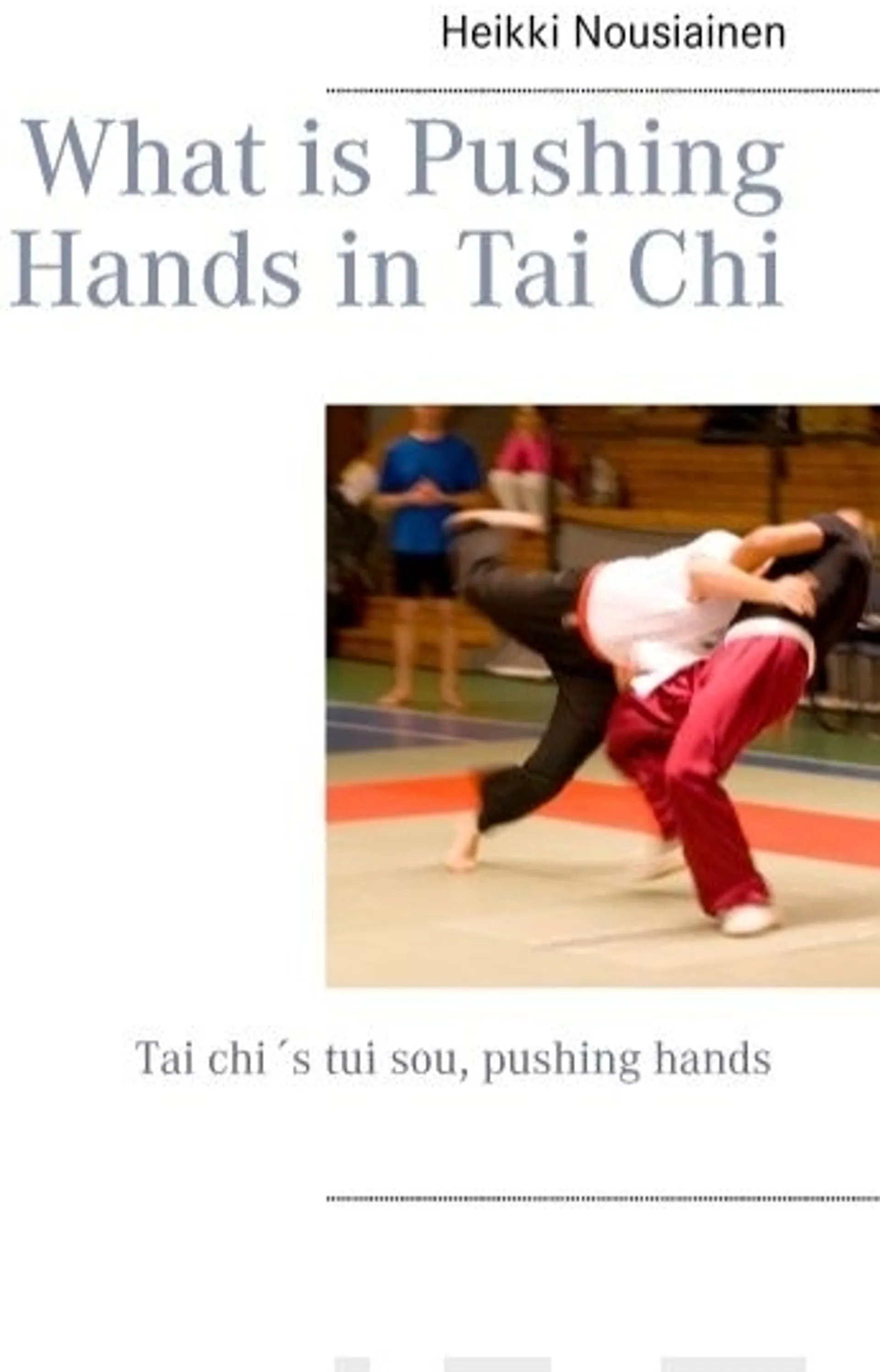 Nousiainen, What is Pushing Hands in Tai Chi