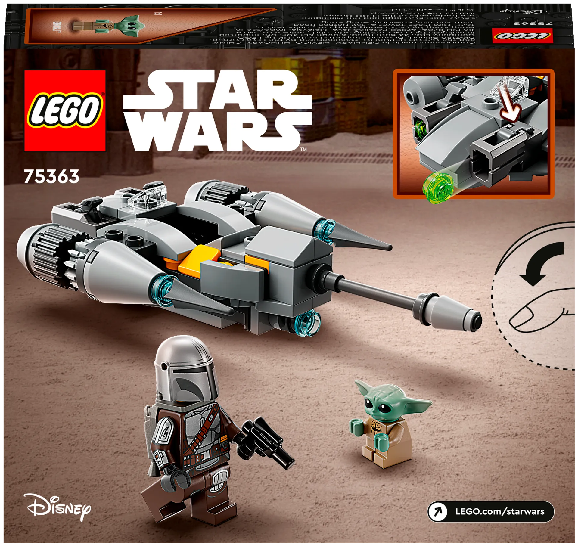 LEGO Star Wars TM 75363 Mandalorialaisen N-1-tähtihävittäjä – mikrohävittäjä - 3