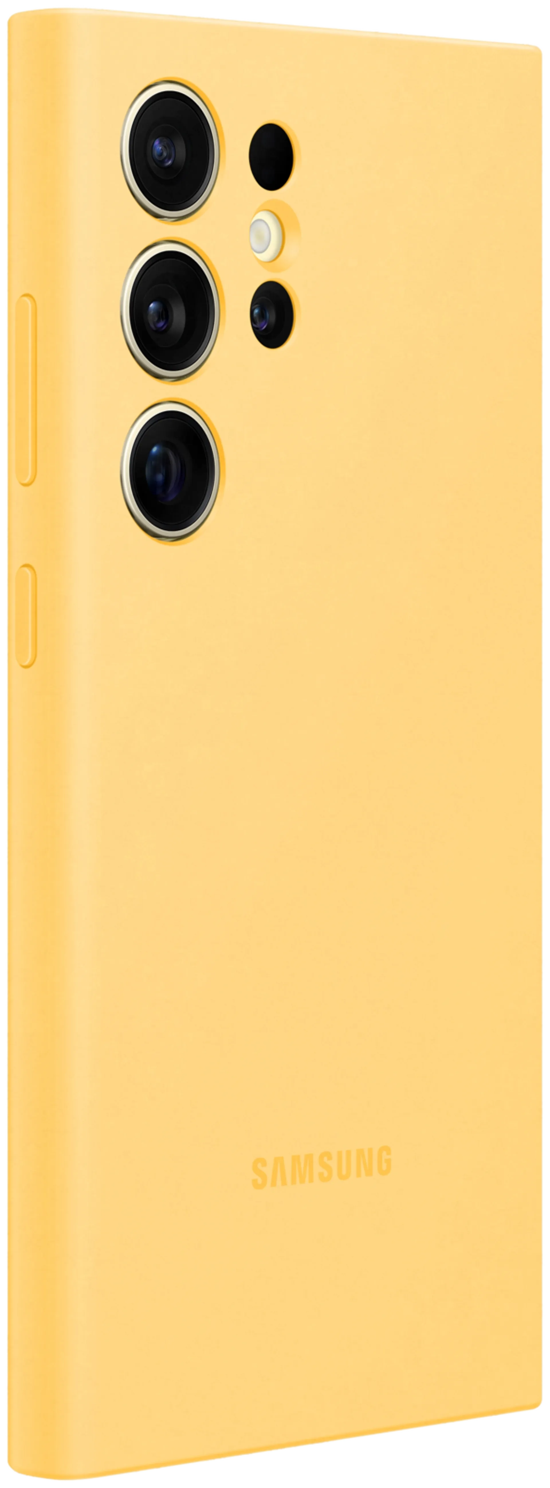 Samsung S24 ultra silikonisuoja keltainen - 3