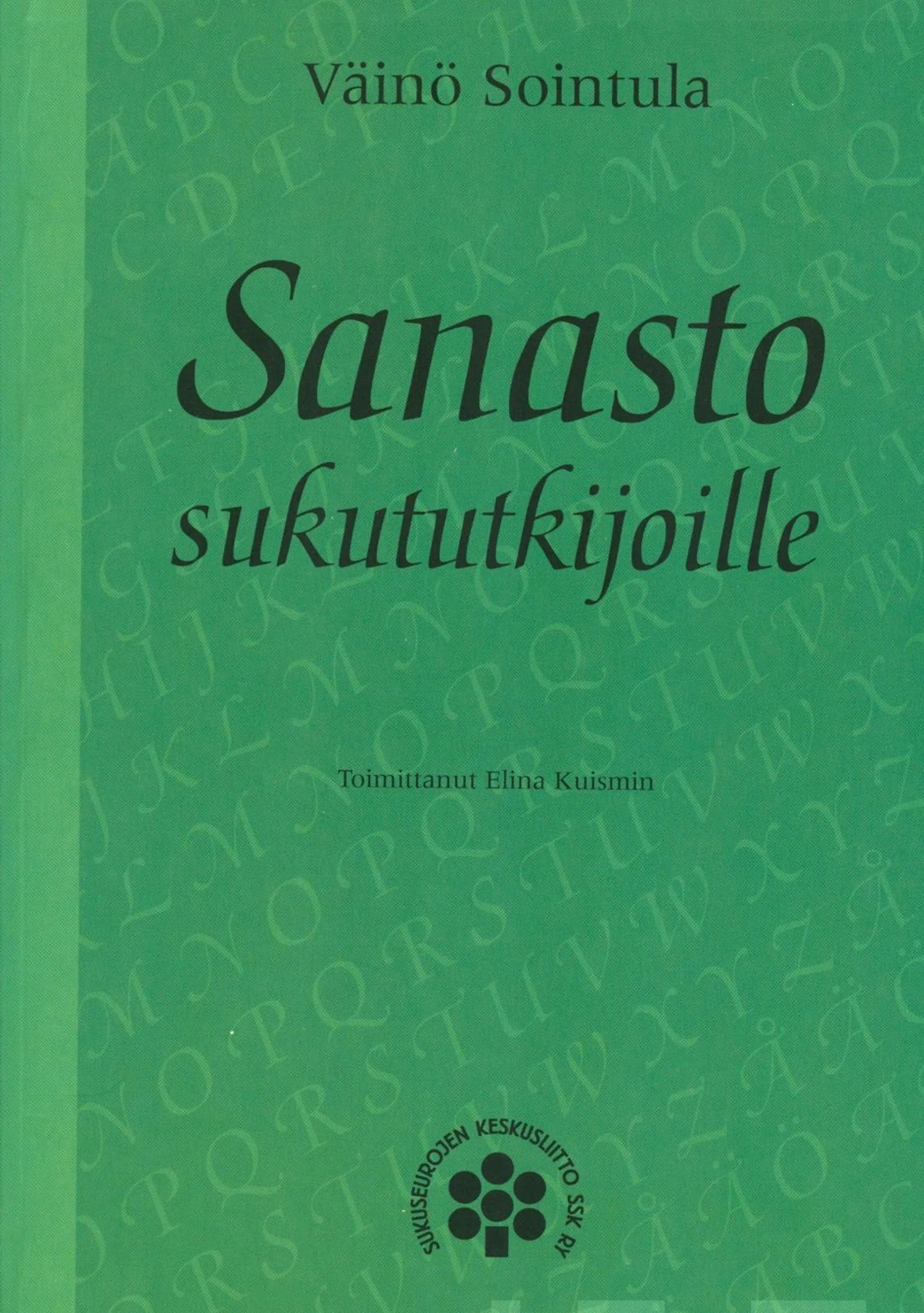 Sointula, Sanasto sukututkijoille