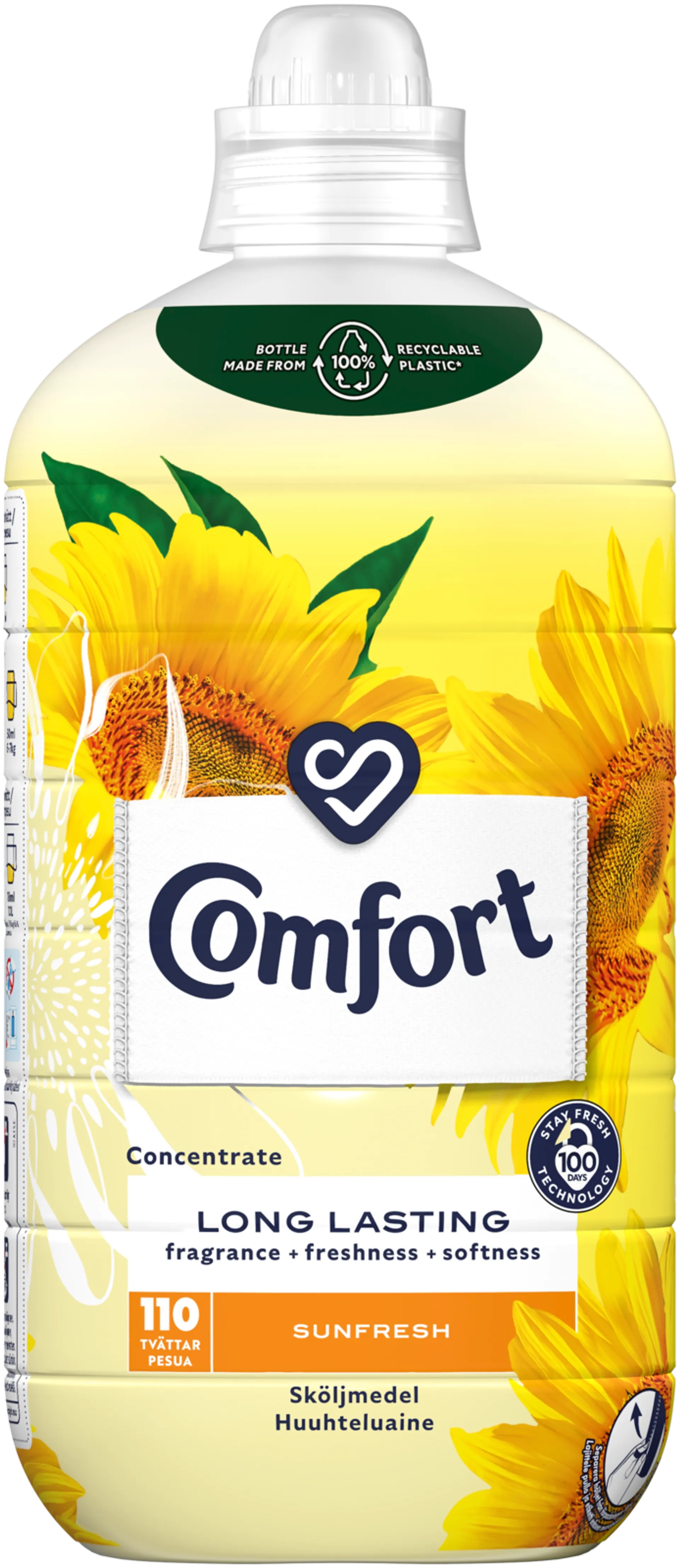 Comfort Sunfresh huuhteluaine pitkäkestoinen tuoksu 1,65 L - 1