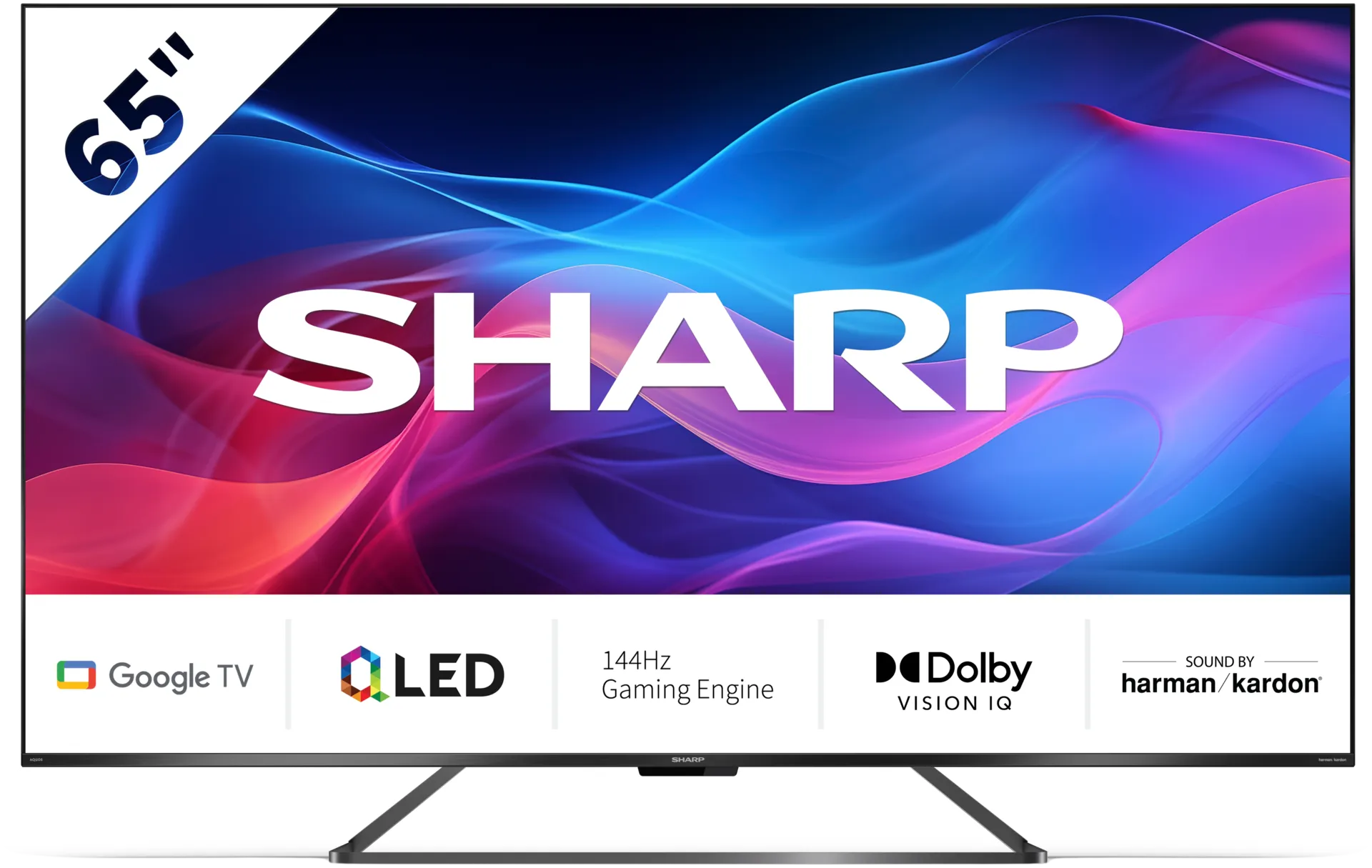 Sharp 65" 4K UHD 144Hz QLED Google TV 65GR8265E - 2