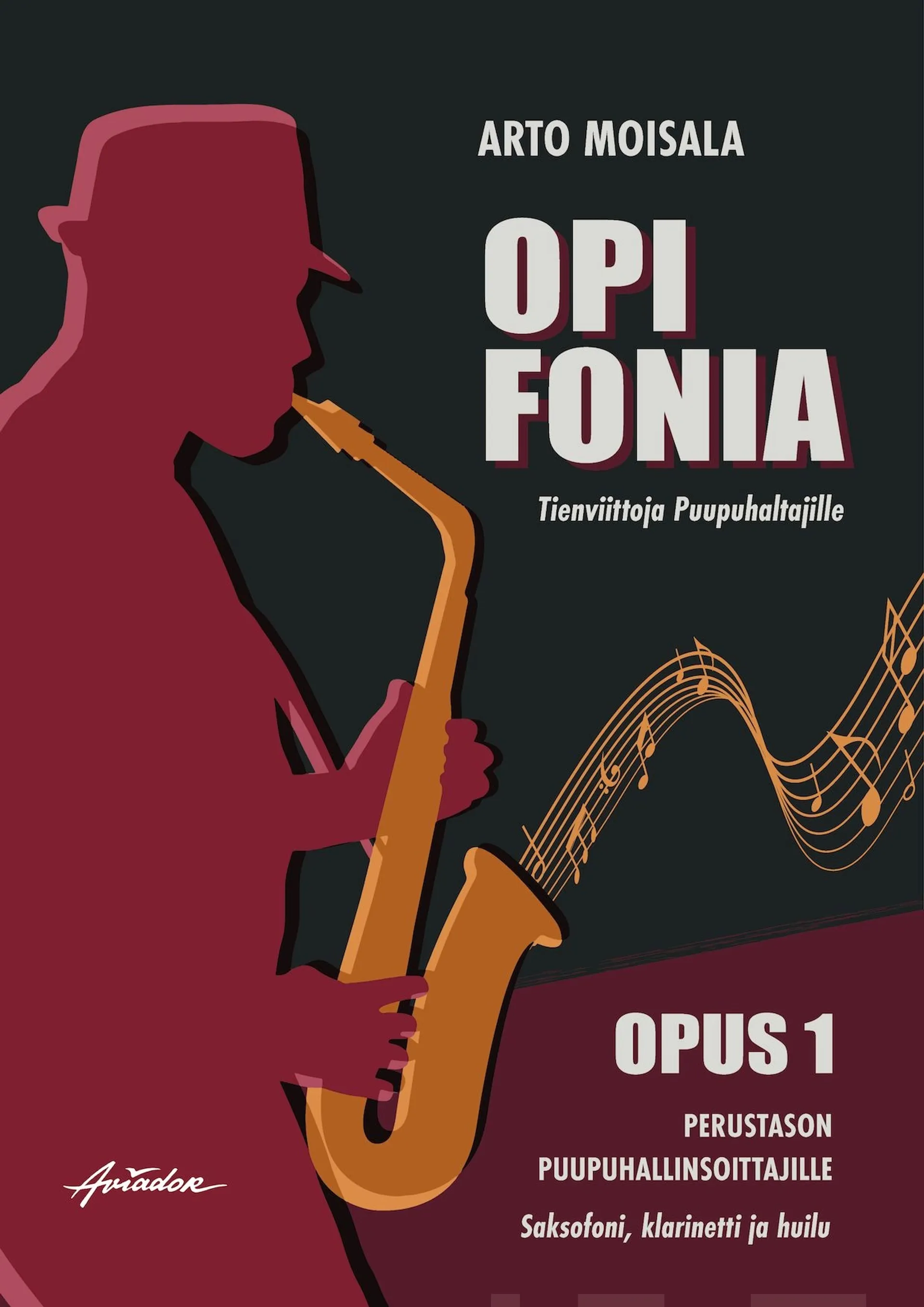 Moisala, Opi fonia - Tienviittoja puupuhaltajille : Opus 1 : Perustason puupuhallinsoittajille : Saksofoni, klarinetti ja huilu