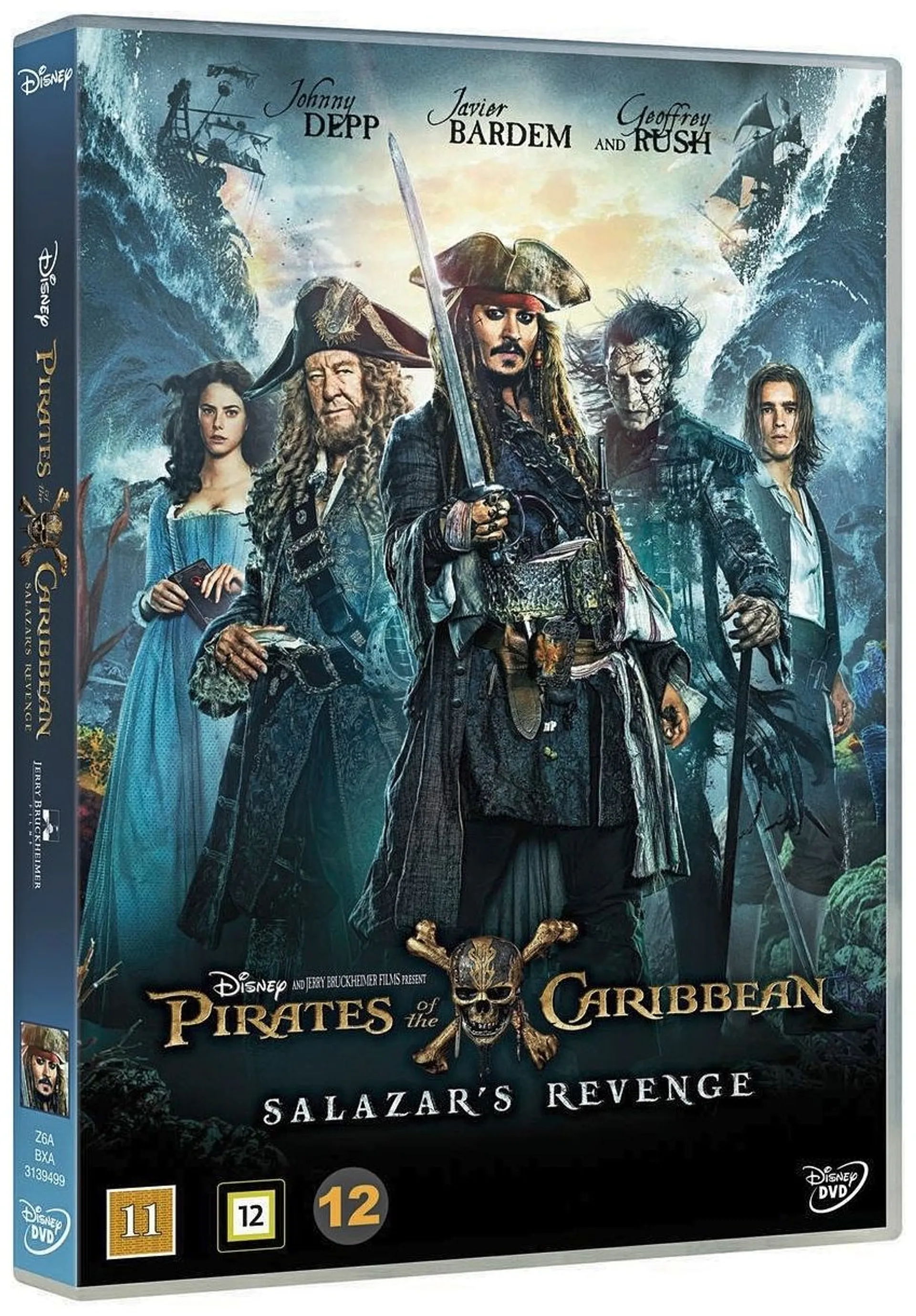 Pirates Of The Caribbean 5 - Salazars Revenge DVD
