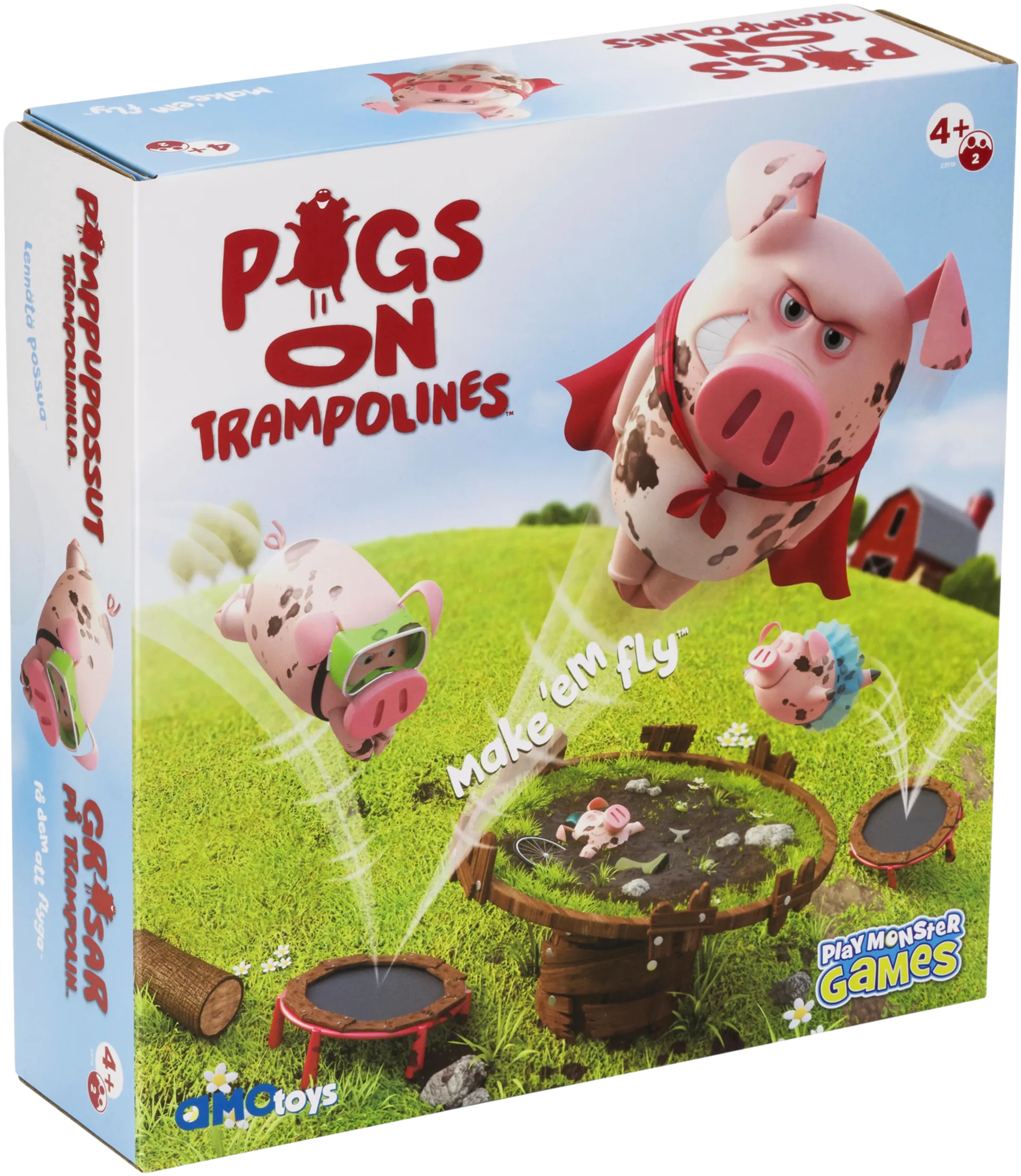 Games Pigs on Trampolines peli - 1