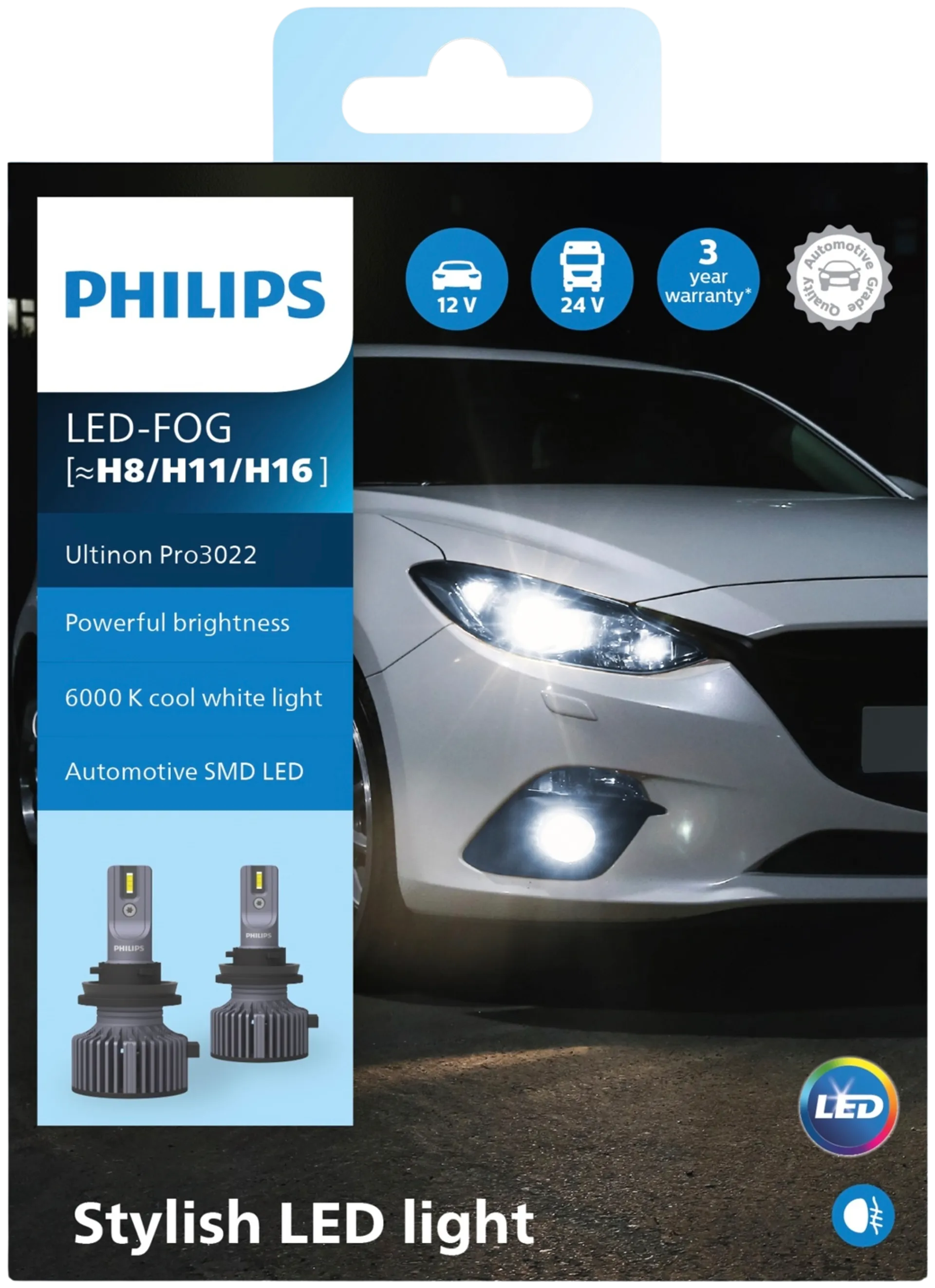 Fog Ultinon Pro3022 LED ajovalopolttimo - 2
