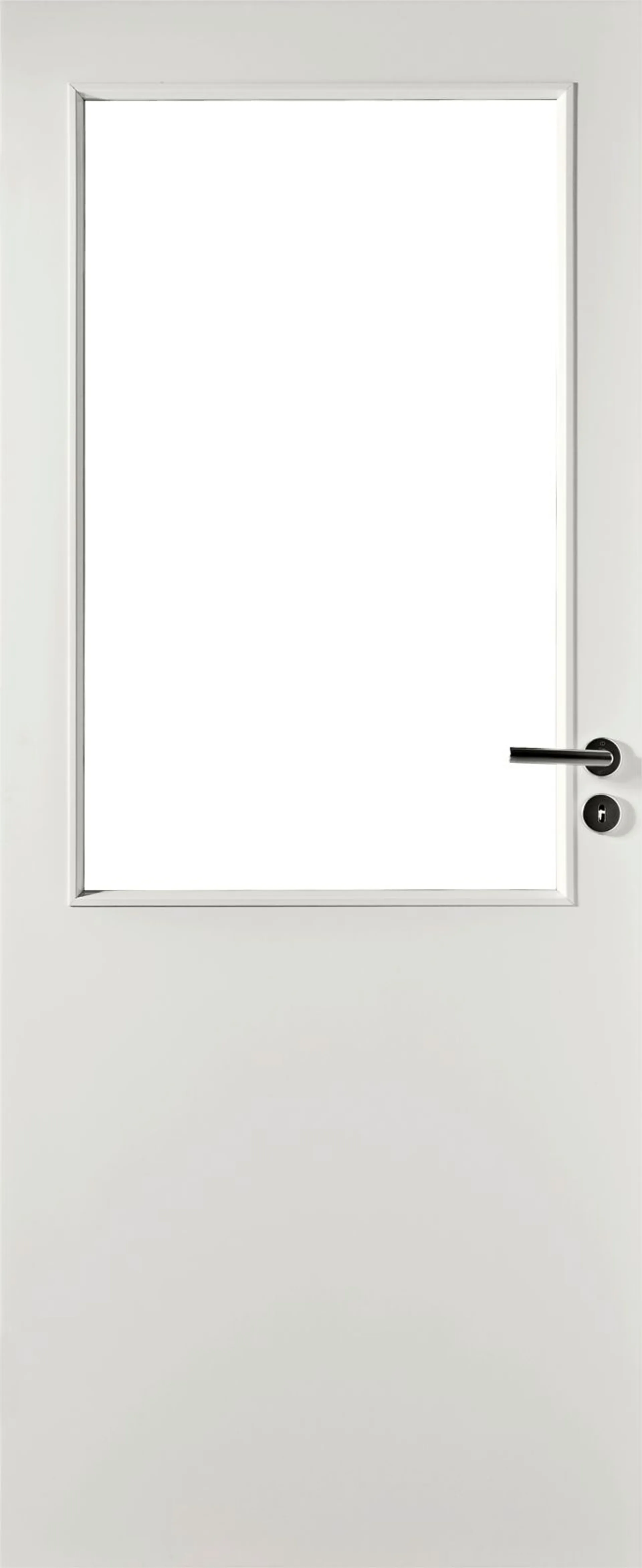 JELD-WEN Easy 205/L 10x21 vasen maalattu valkoinen kirkas lasi kevytlaakaovi