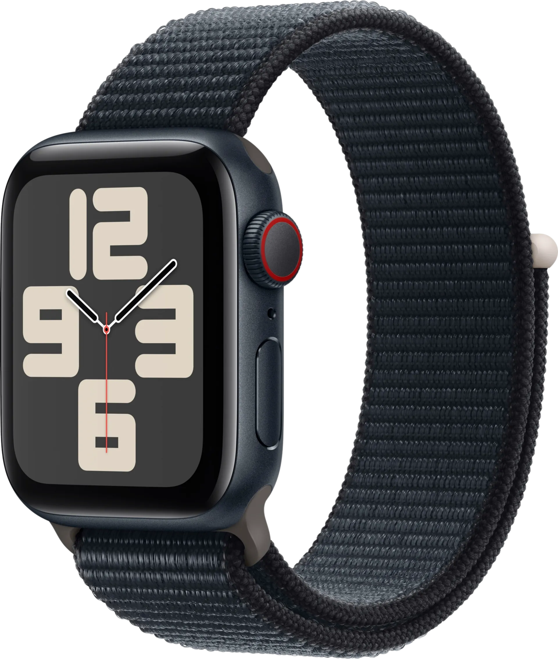 Apple watch SE GPS + Cellular 40mm keskiyönsininen alumiinikotelo keskiyönsininen urheiluranneke MRGE3KS/A