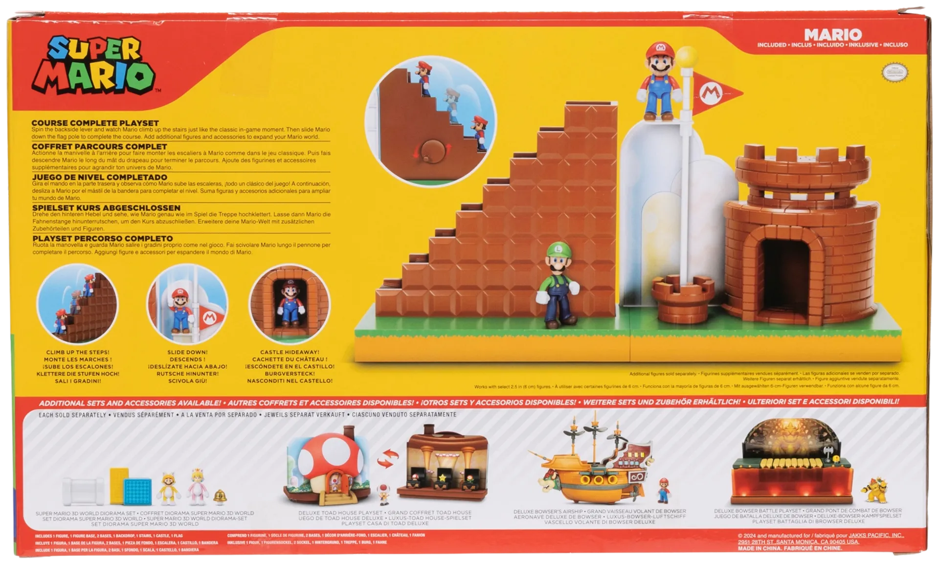 Nintendo leikkisetti Super Mario 2.5" Level End Playset - 5