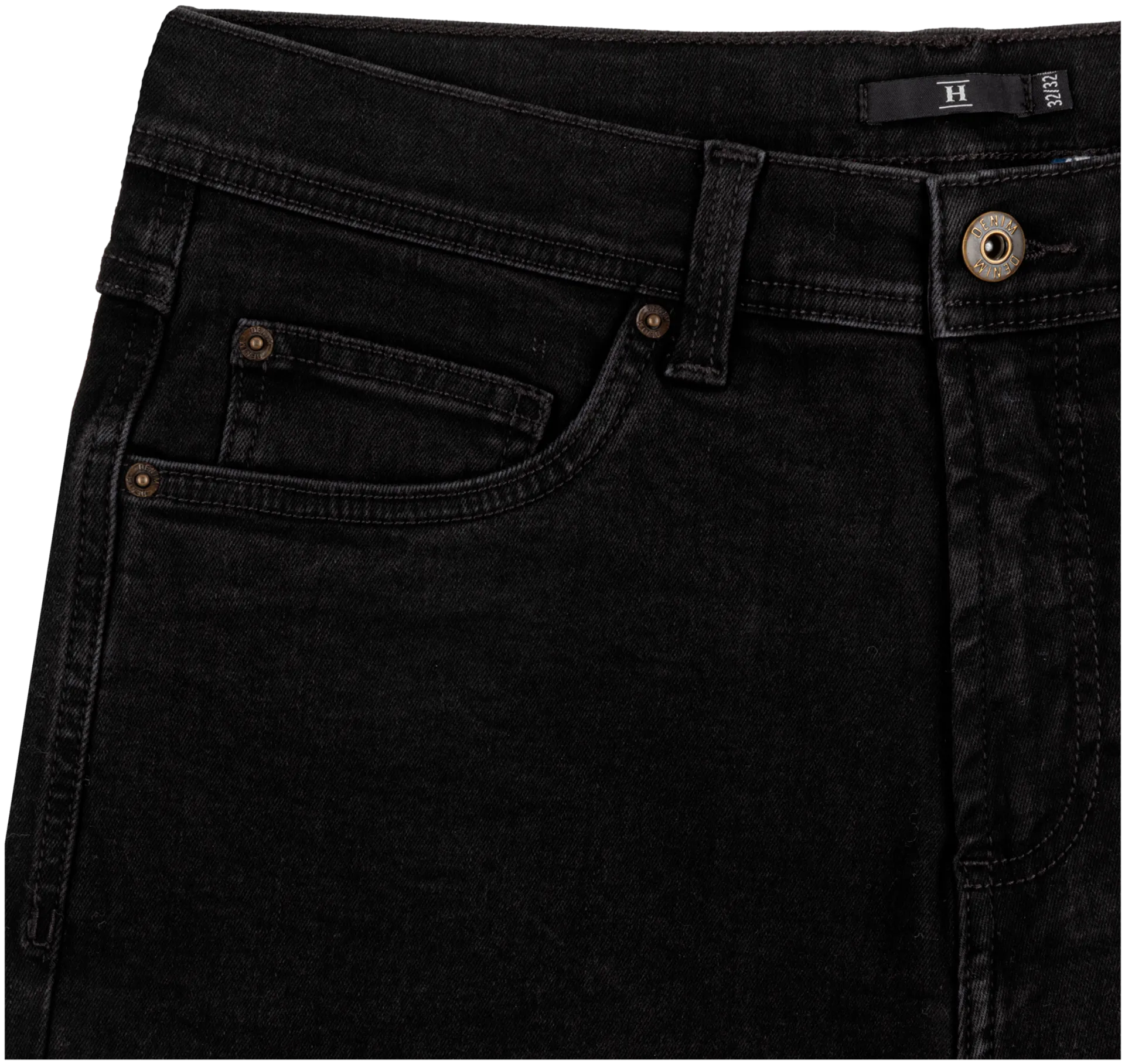 House miesten suorat farkut 202HNOSD1 - black denim - 3