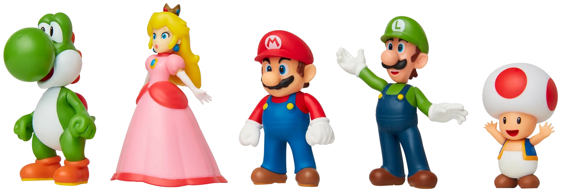 Nintendo hahmot 2.5" Mario & Friends 5-pack - 2