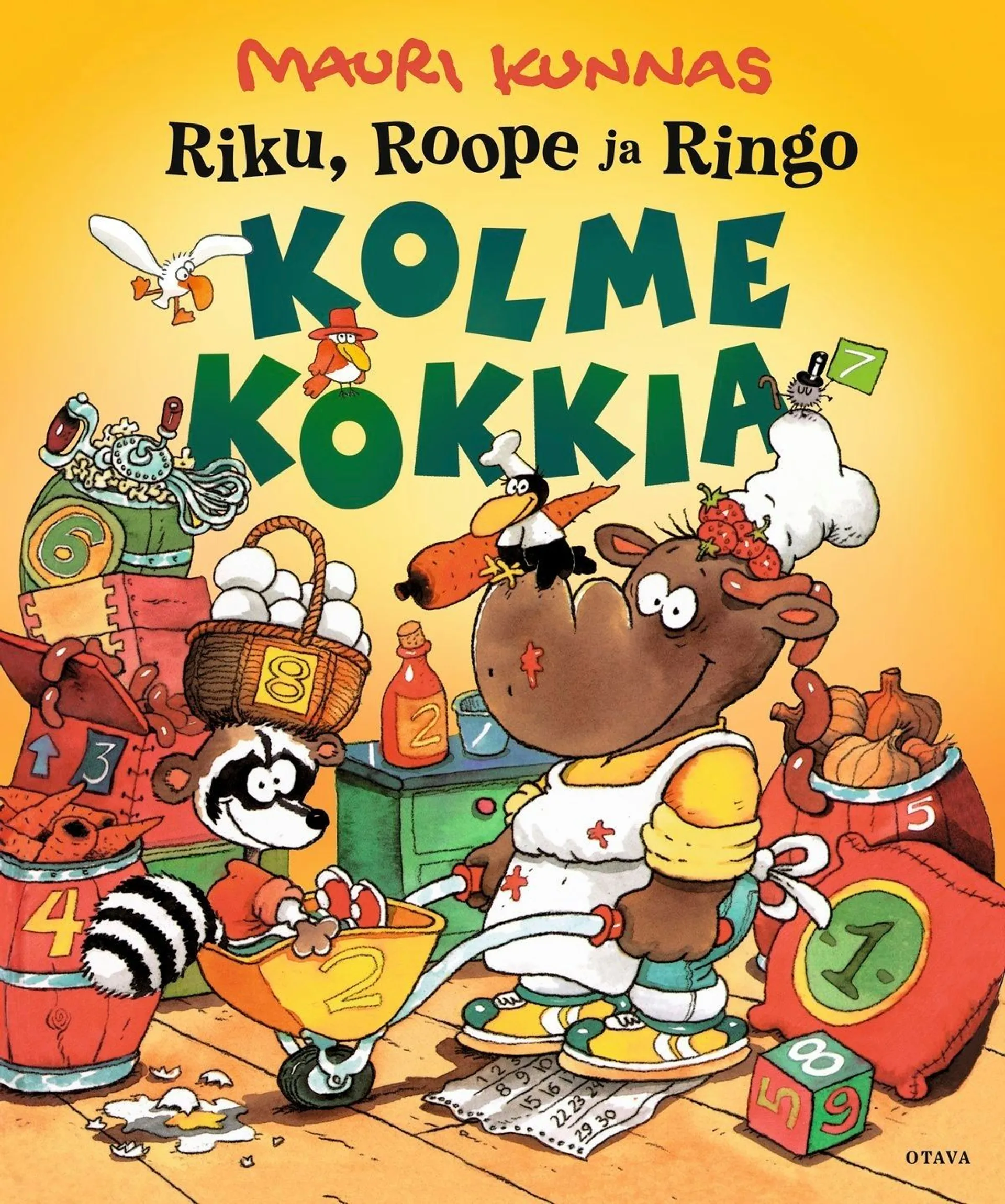 Kunnas, Riku, Roope ja Ringo kolme kokkia