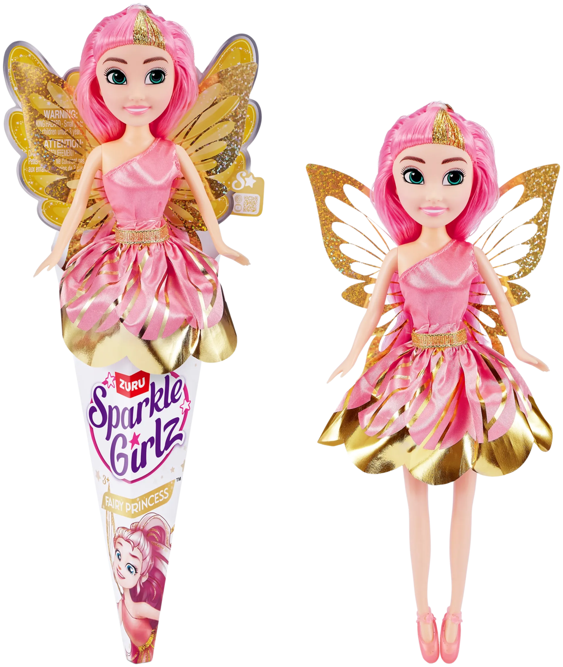 Sparkle Girlz nukke Fairy Princess Cone - 3