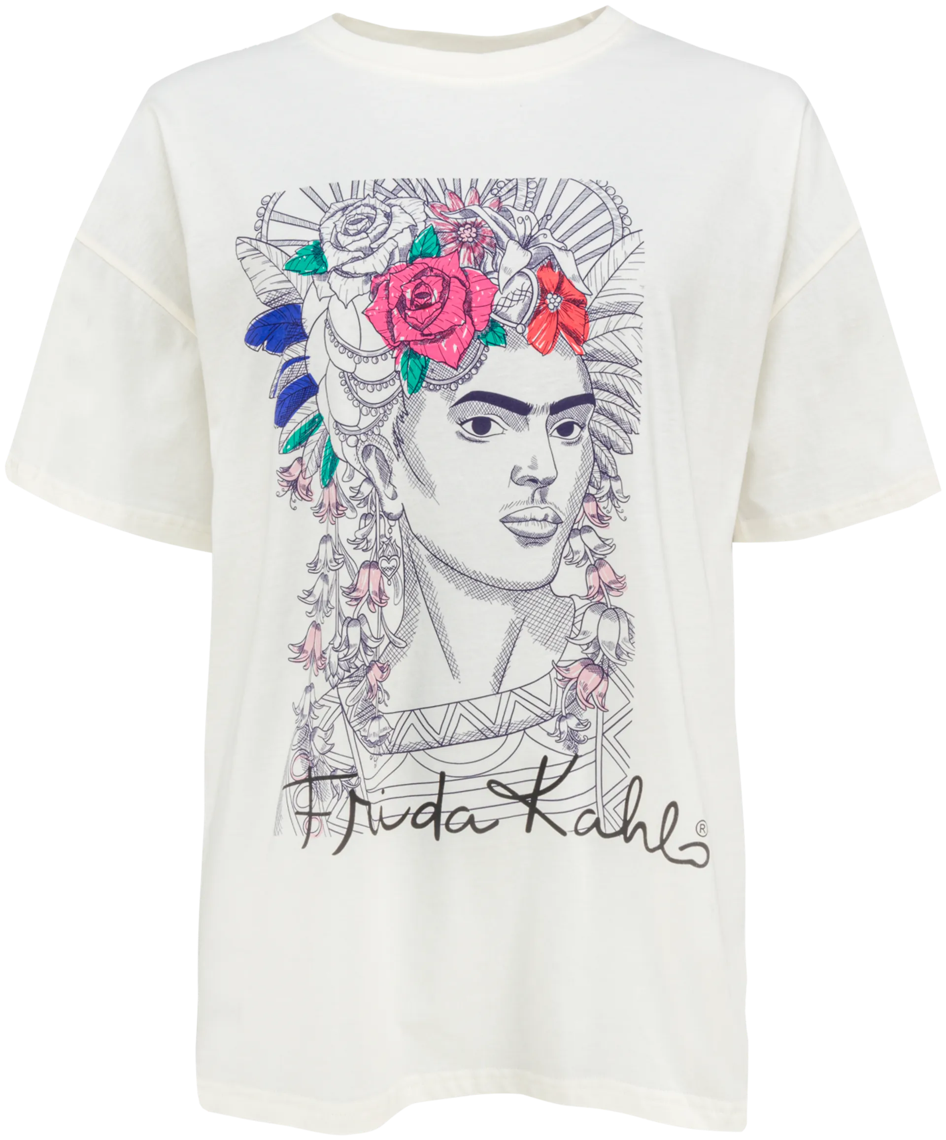 Frida Kahlo naisten t-paita - Off white - 1