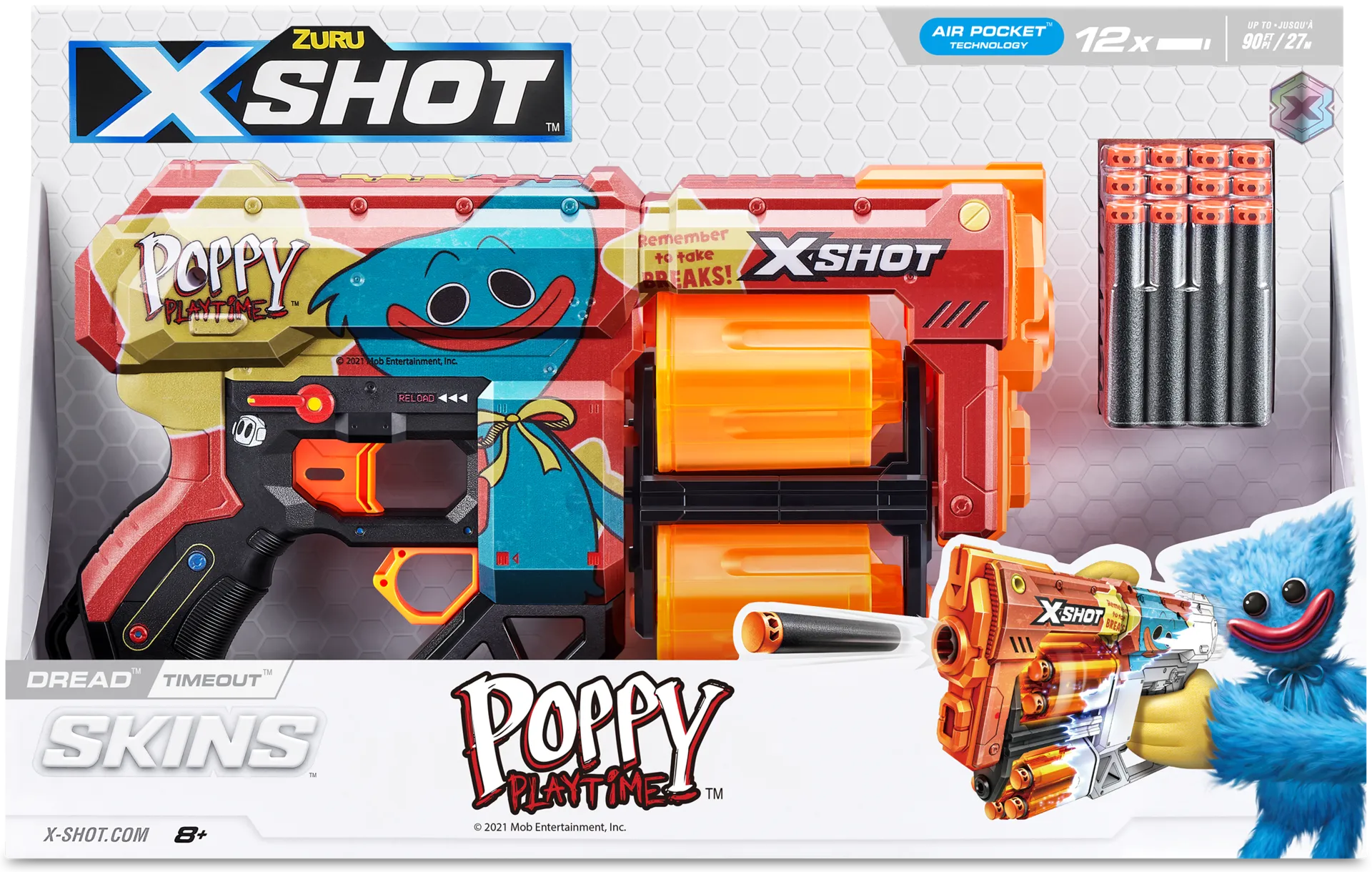 X-Shot Skins dread 12 ammusta Poppy Playtime - 8
