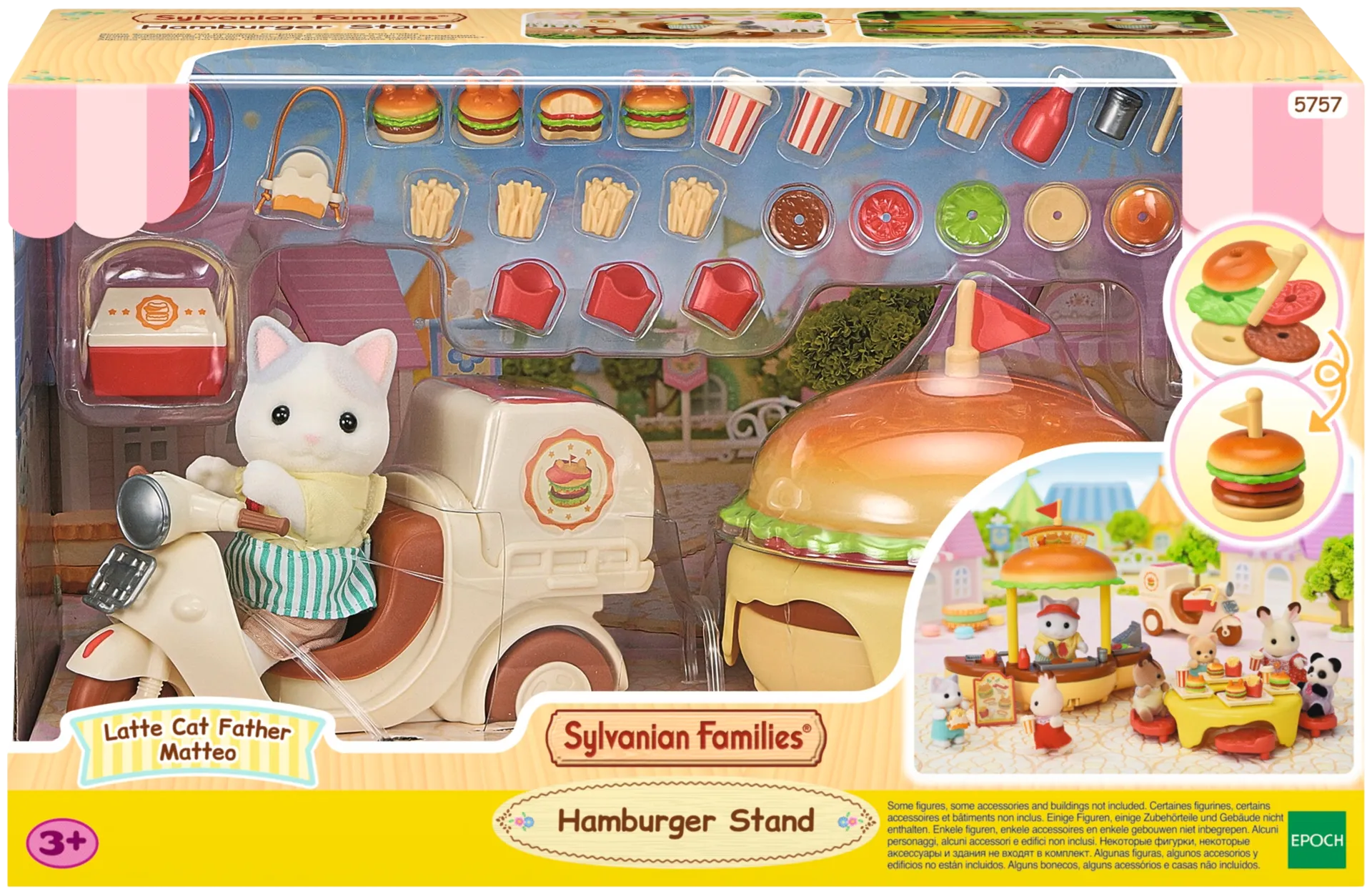 Sylvanian Families hampurilaiskioski - 1