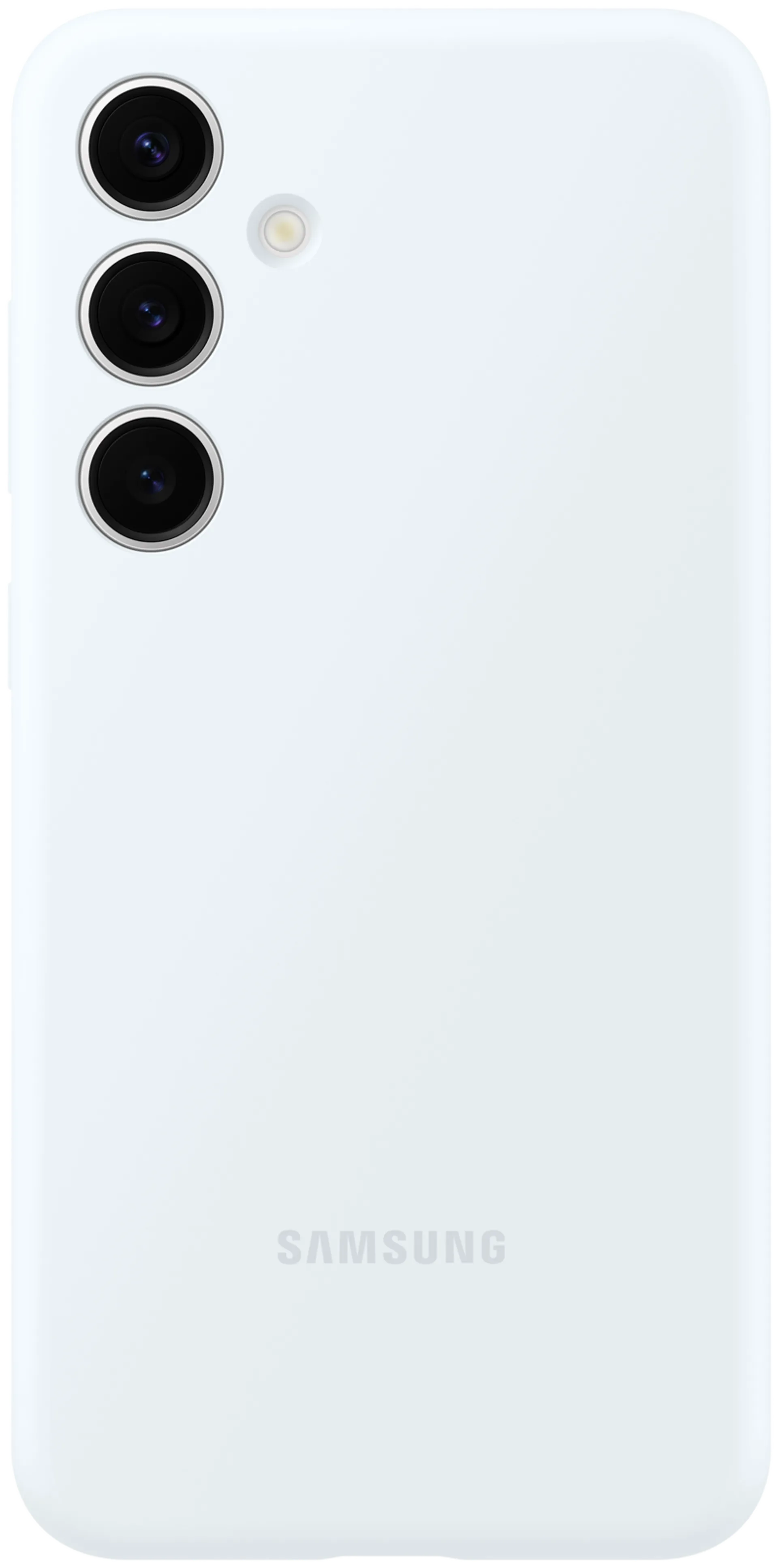 Samsung S24+ silikonisuoja valkoinen - 1