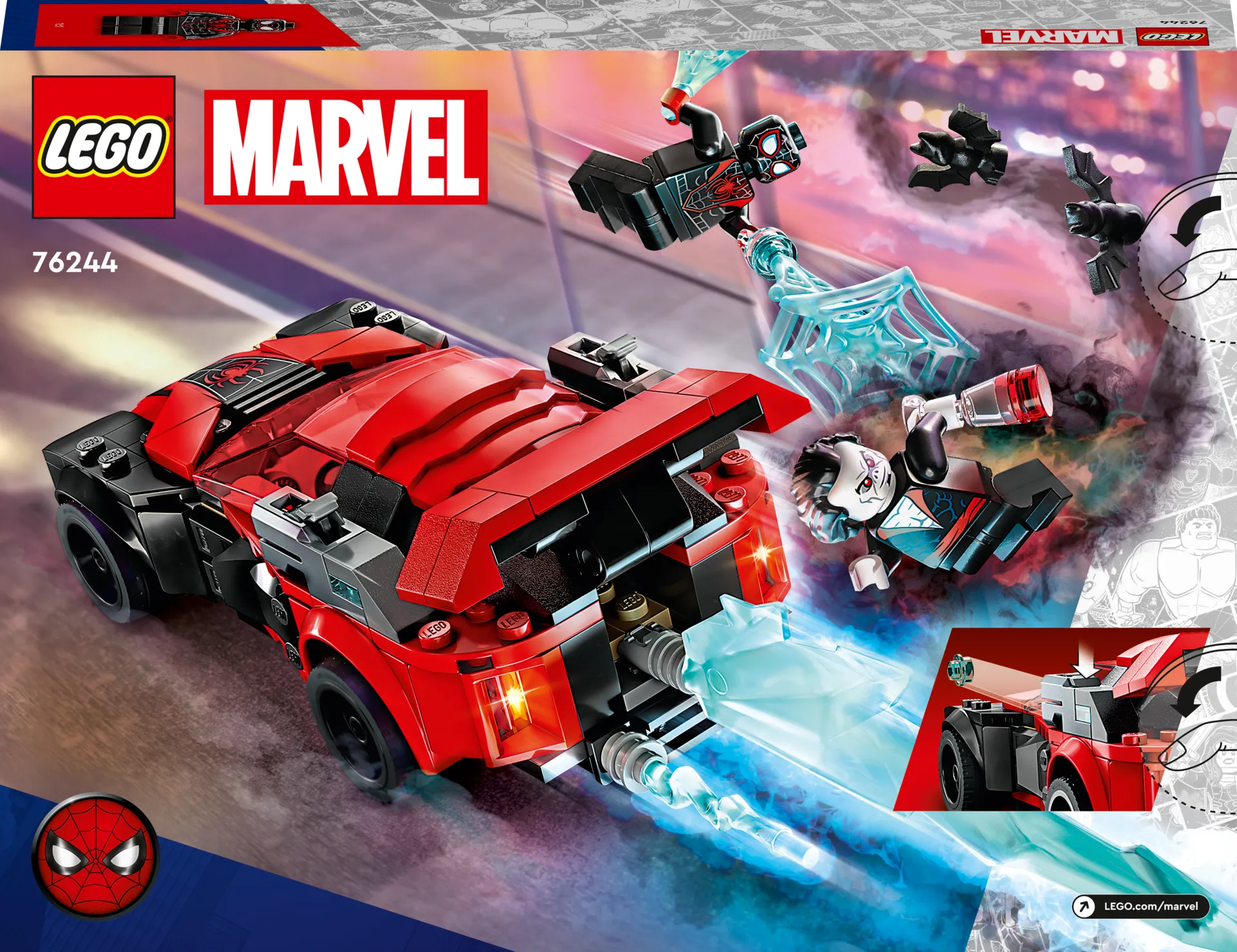 LEGO® Super Heroes 76244 Spider-man Miles Morales vs. Morbius - 3
