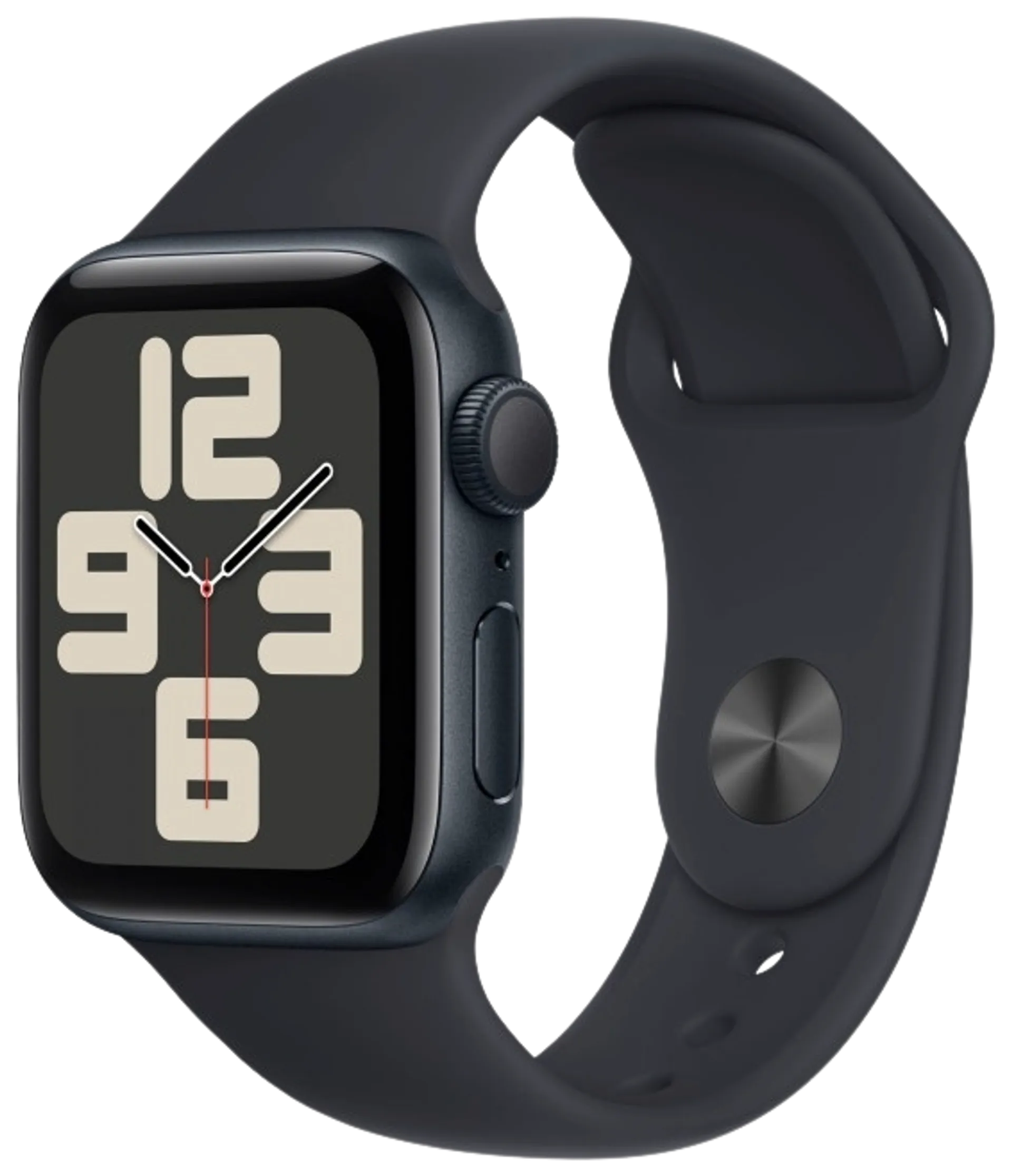Apple watch SE GPS 40mm keskiyönsininen alumiinikotelo keskiyönsininen urheiluranneke - S/M MR9X3KS/A