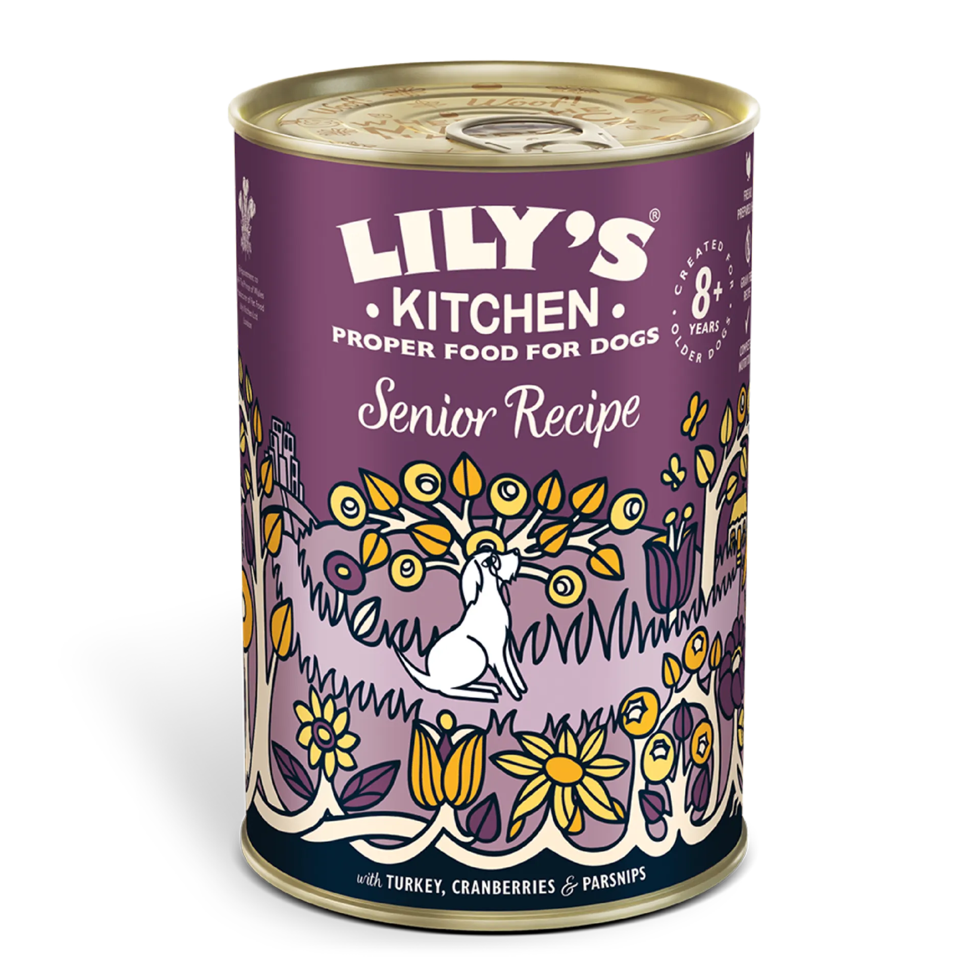 Lily's Kitchen 400g Senior Recipe sis. kalkkunaa koiranruoka